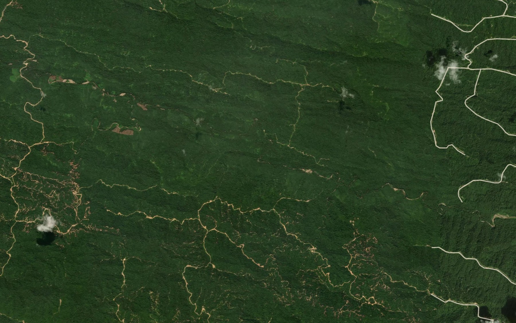 Satellite map of the Sungai Penarang