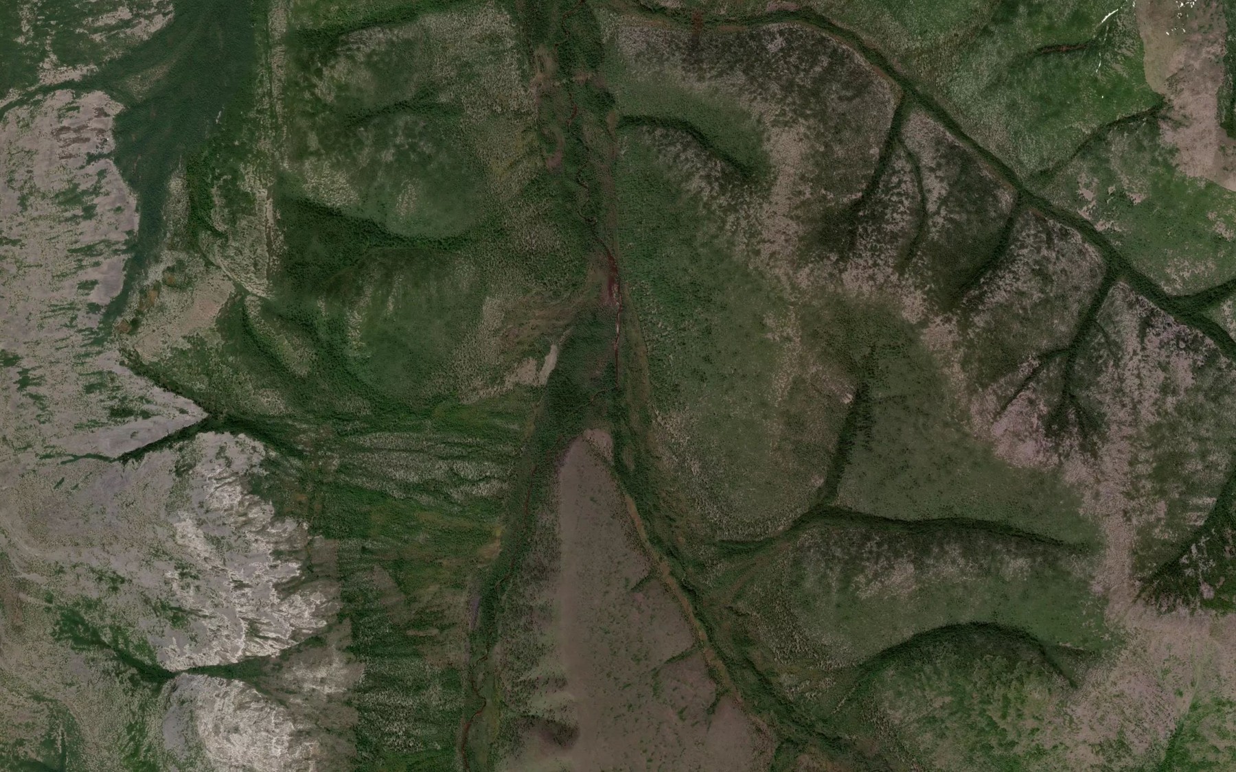 Satellite map of the Bystrinka