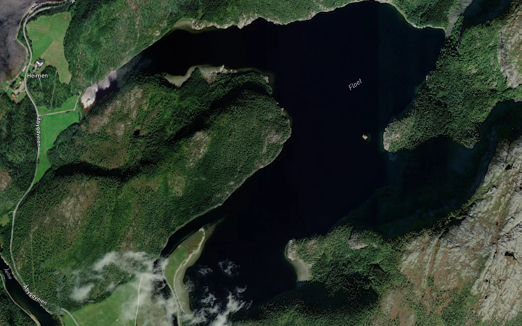 Satellite map of the Floet