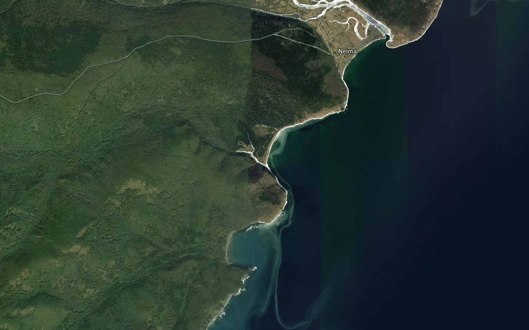 Satellite map of the Tumannaya