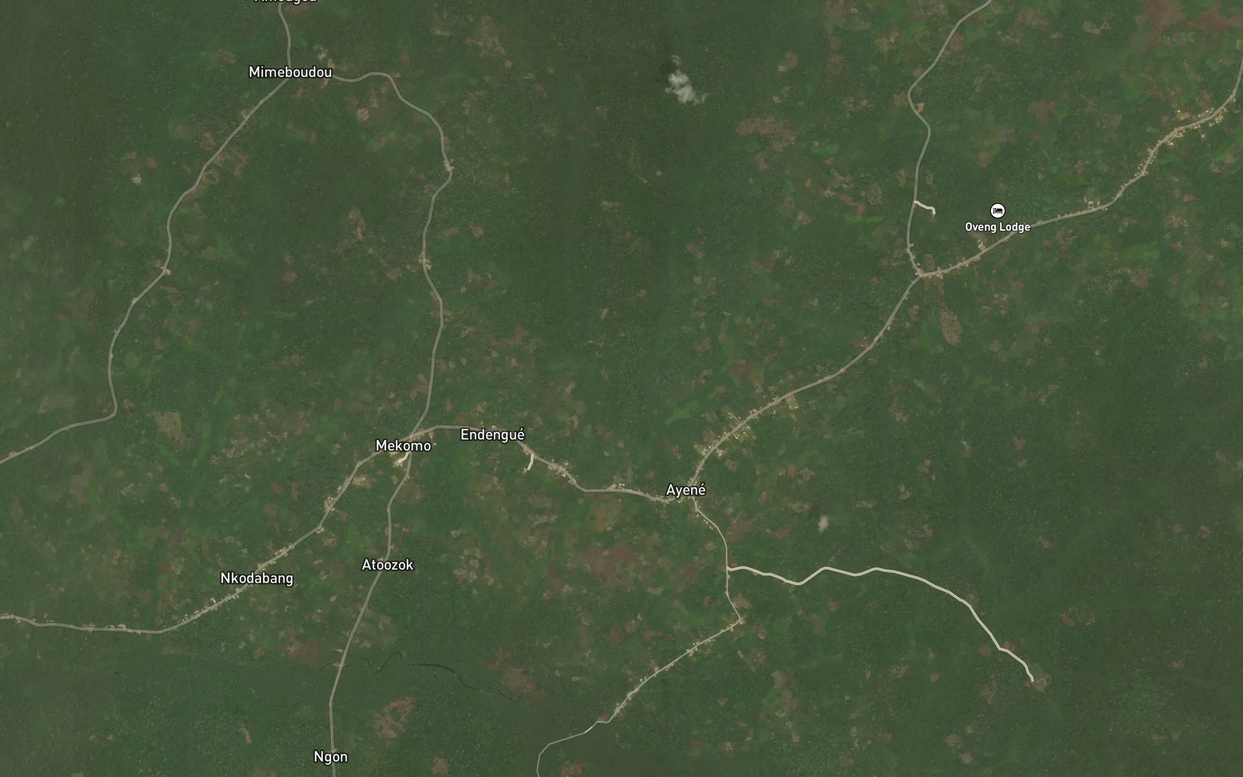 Satellite map of the Mendibvini