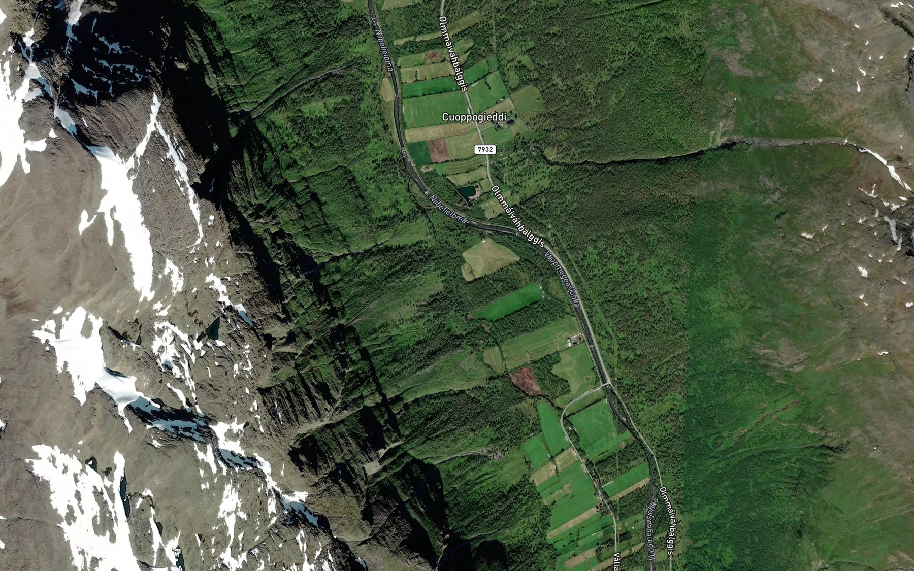 Satellite map of the Vallasfielbma