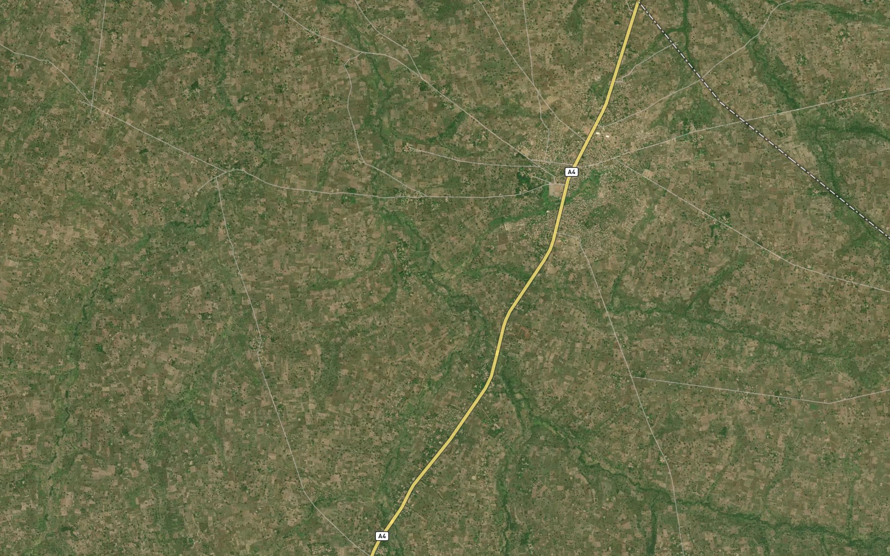 Satellite map of the River Uakoor