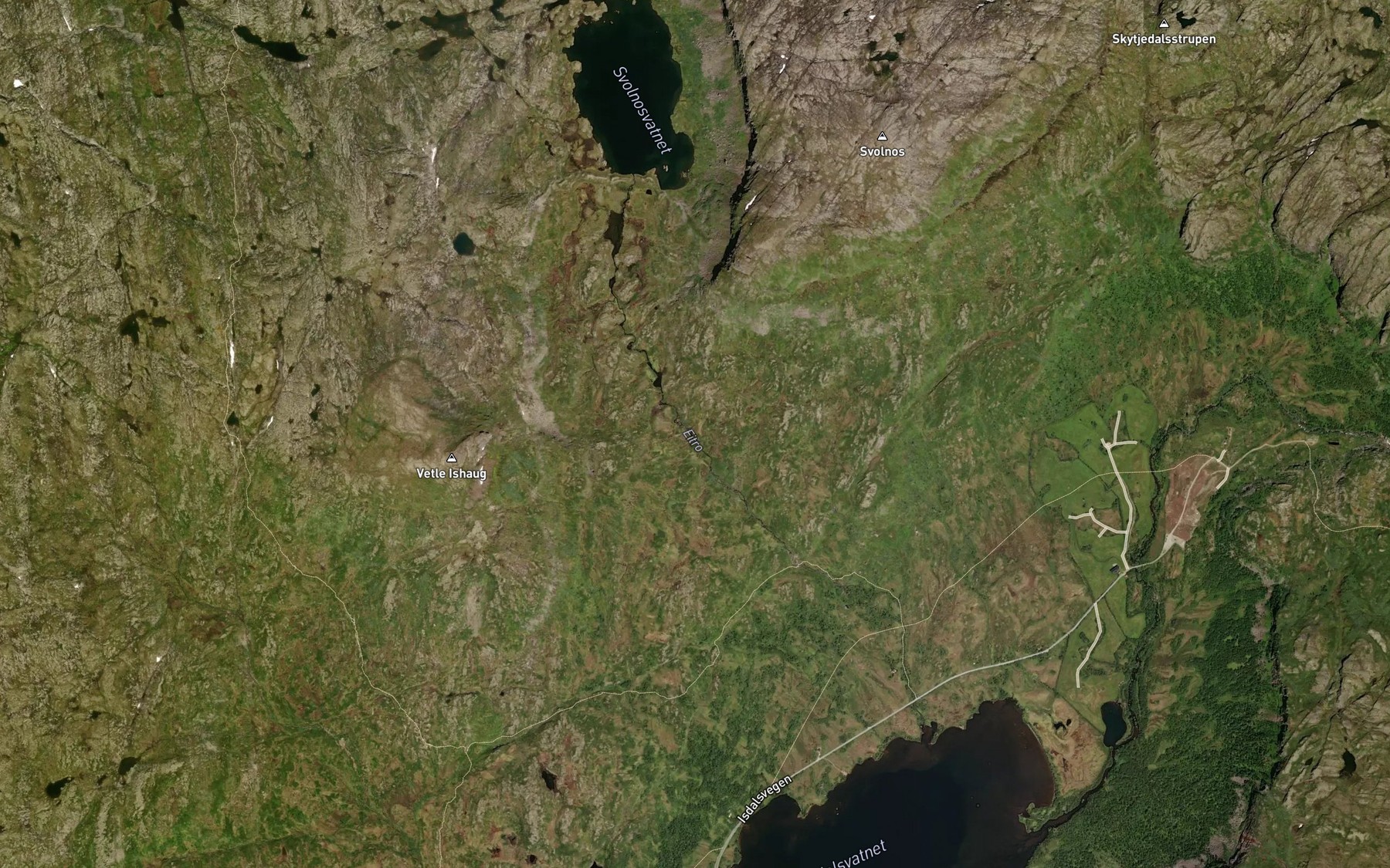 Satellite map of the Eitro