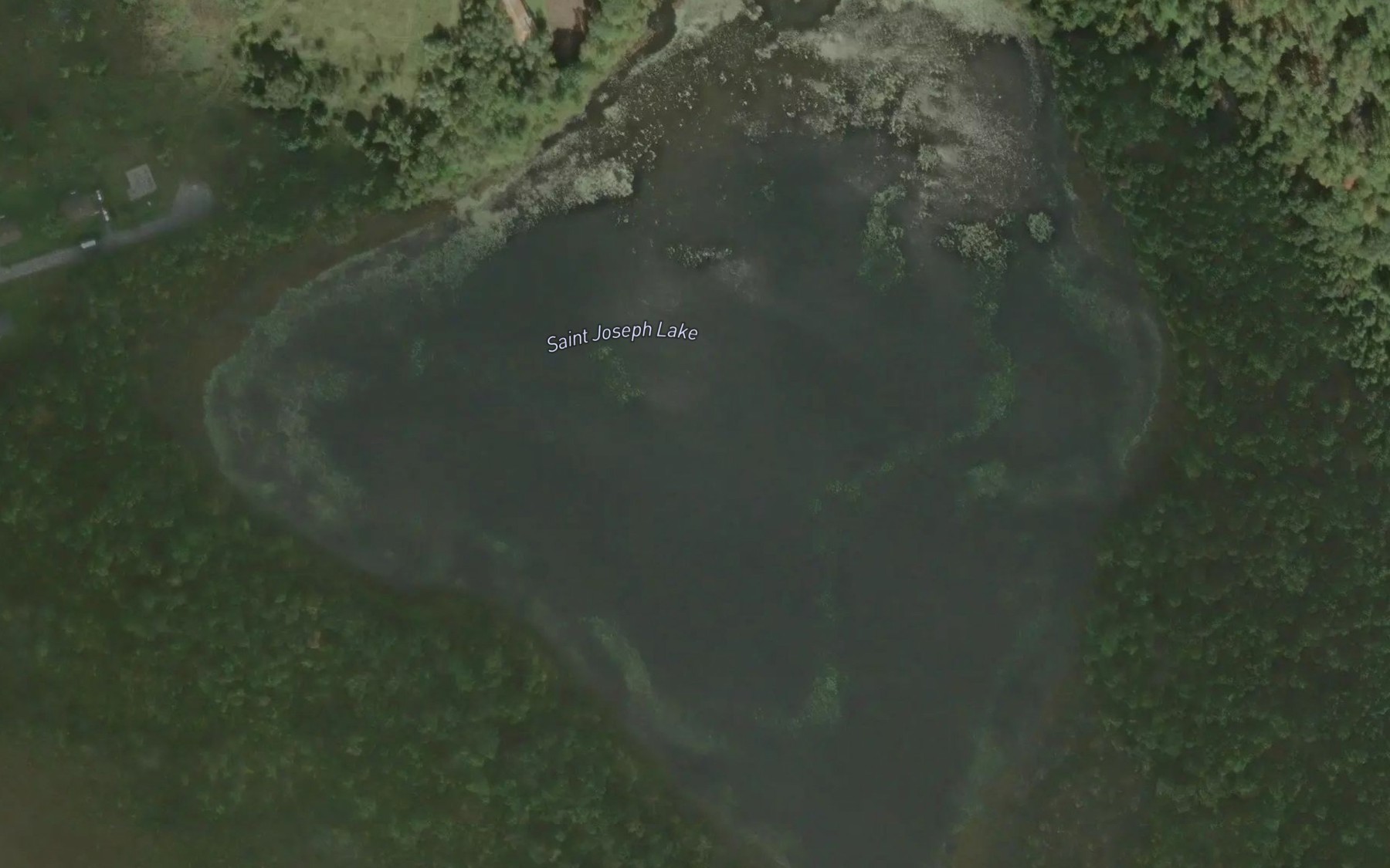 Satellite map of the Saint Joseph Lake