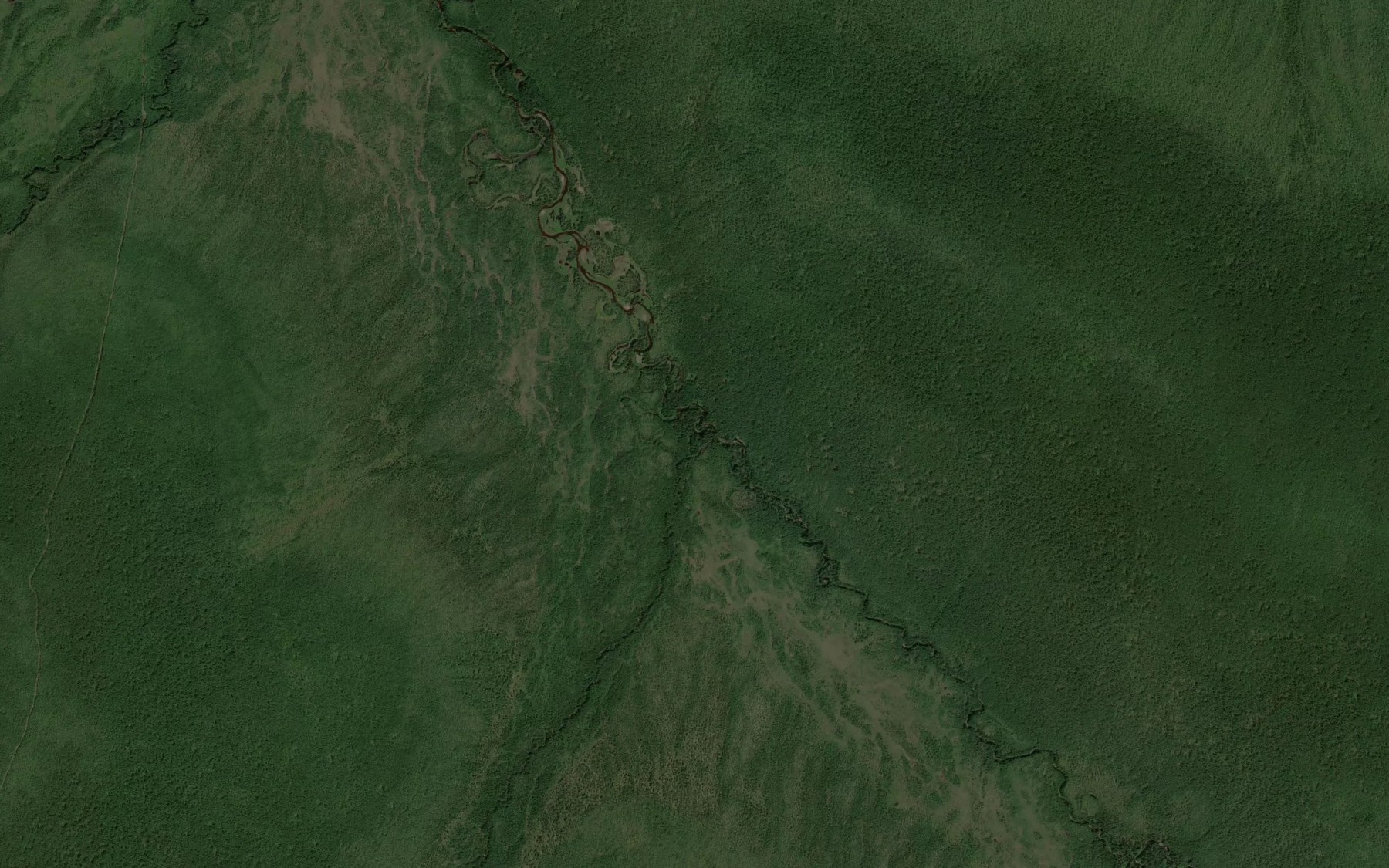 Satellite map of the Nizhnyaya Ulugla