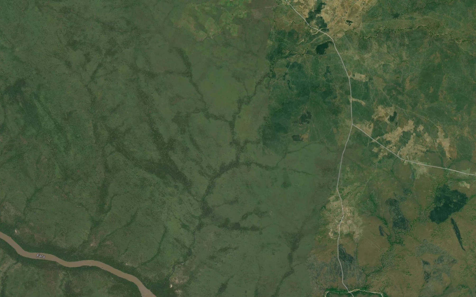 Satellite map of the Mayo Choufi