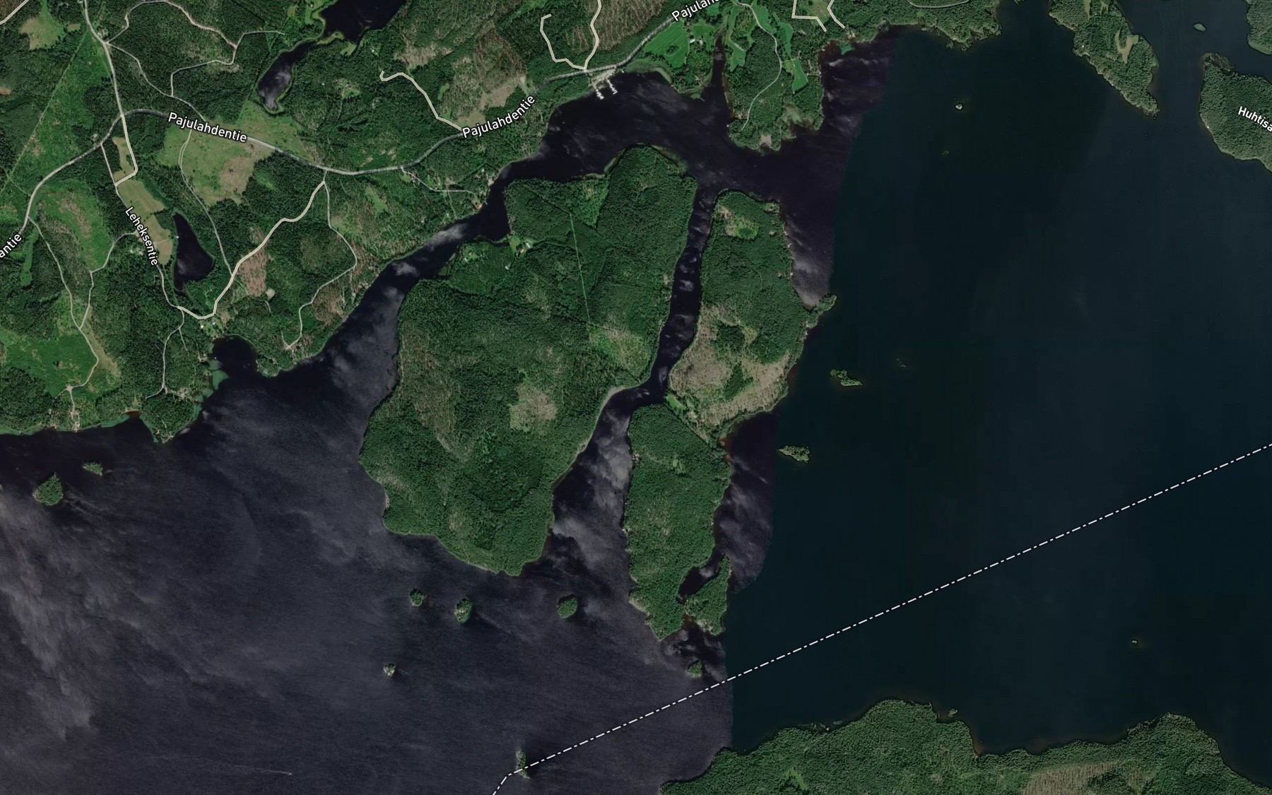 Satellite map of the Kaijansalmi