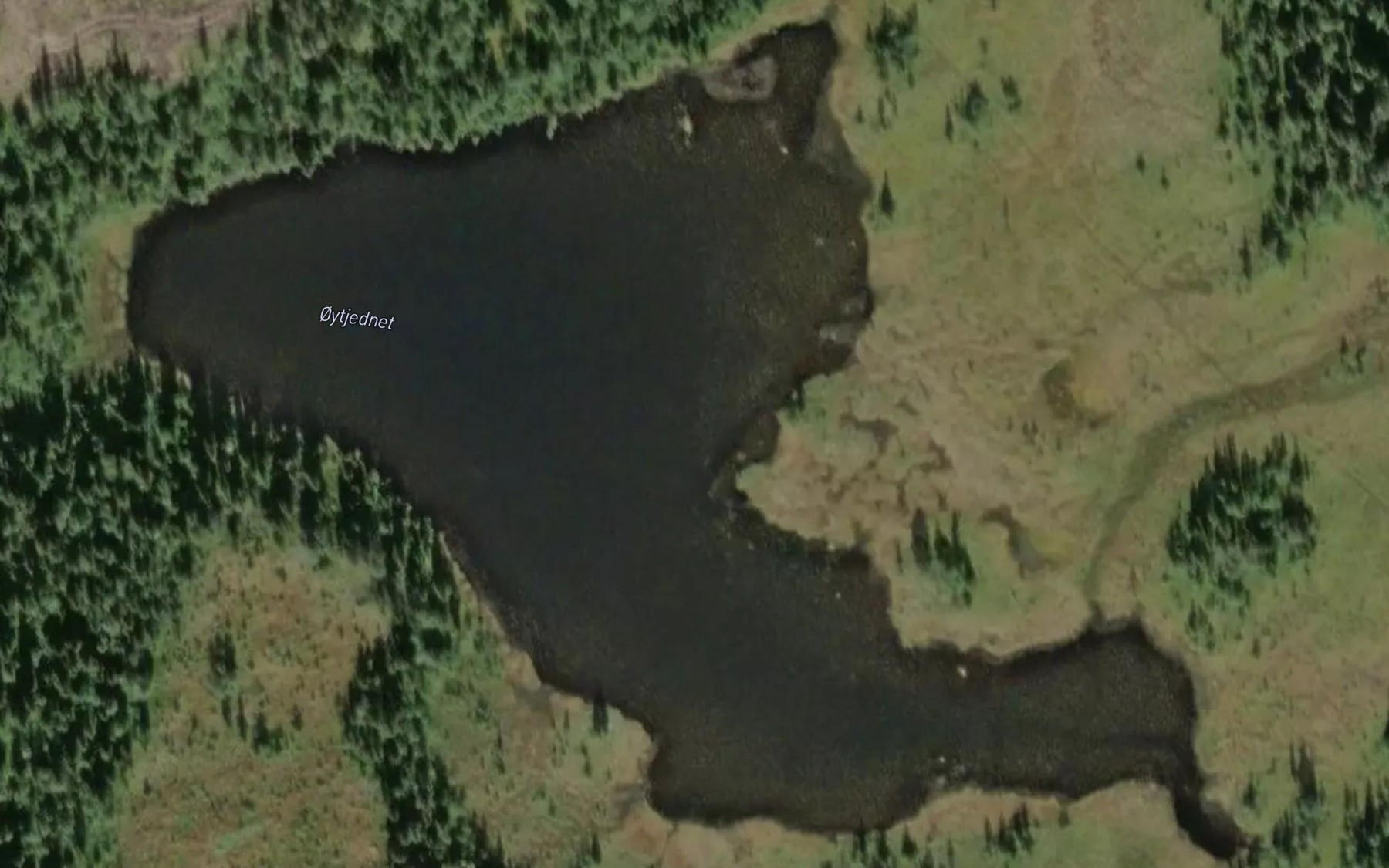 Satellite map of the Oytjednet