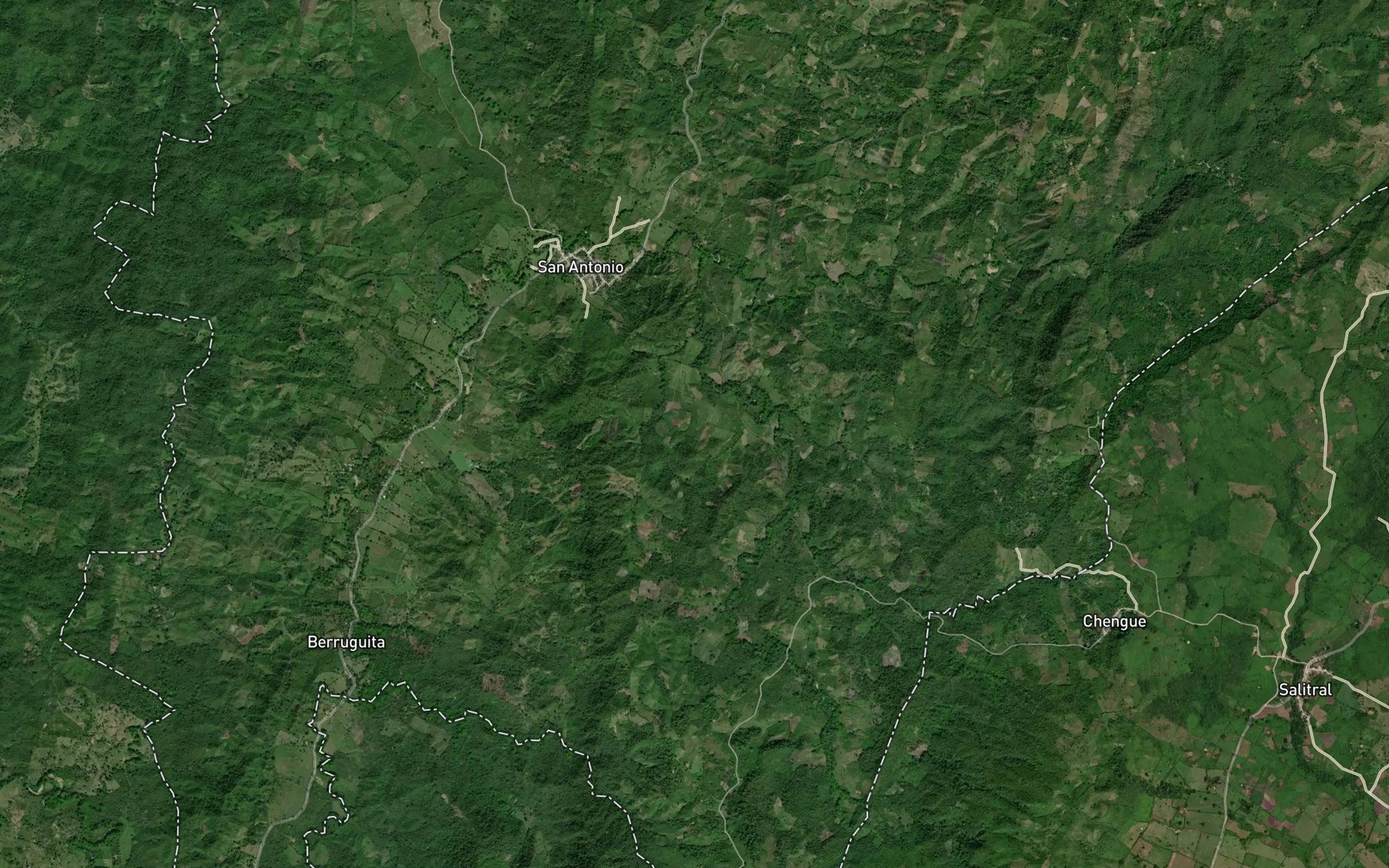 Satellite map of the Arroyo Macayepo