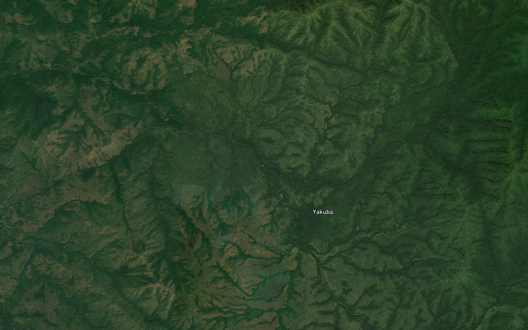 Satellite map of the Mangeti