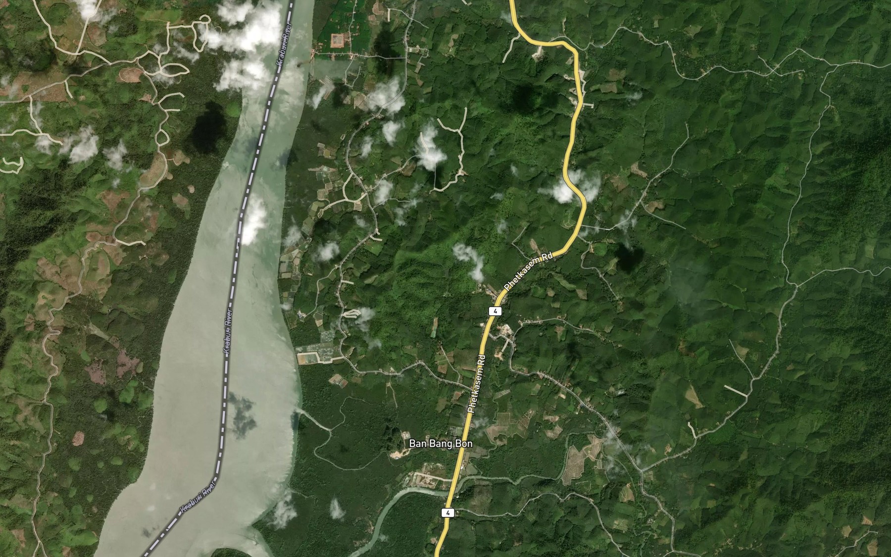 Satellite map of the Ang Kep Nam Huai Khai Luk Suea