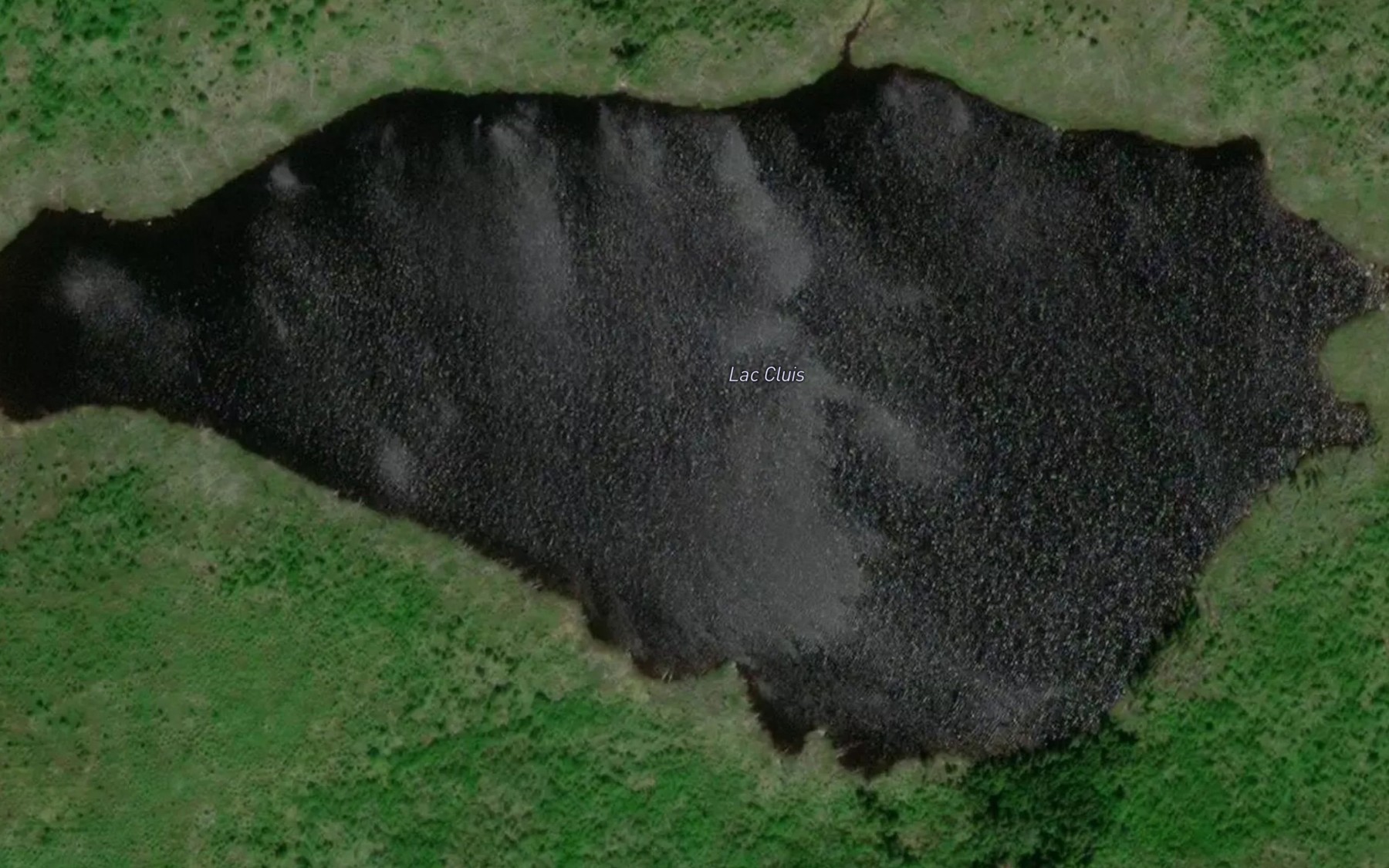 Satellite map of the Lac Cluis