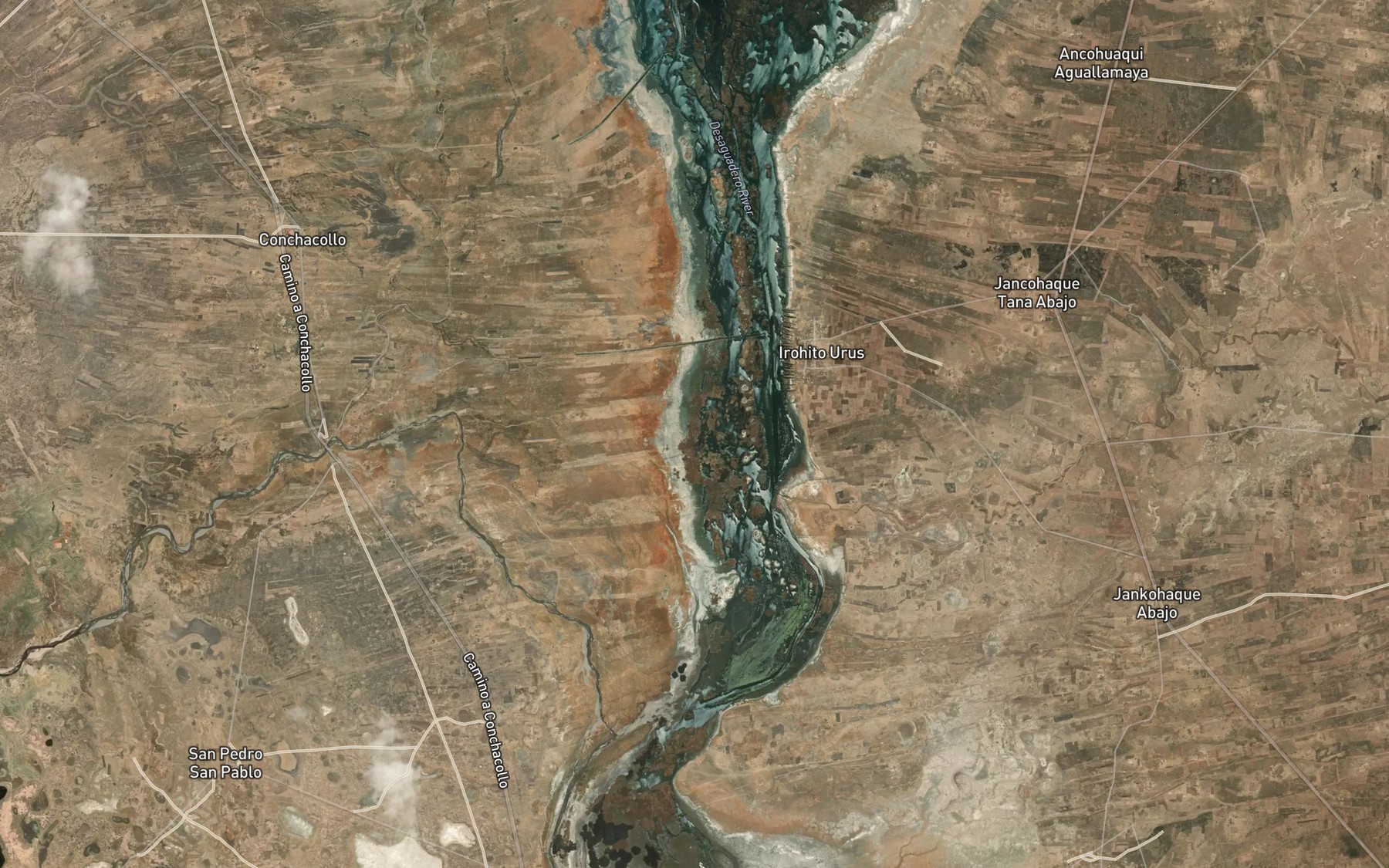 Satellite map of the Rio Mochiquiri