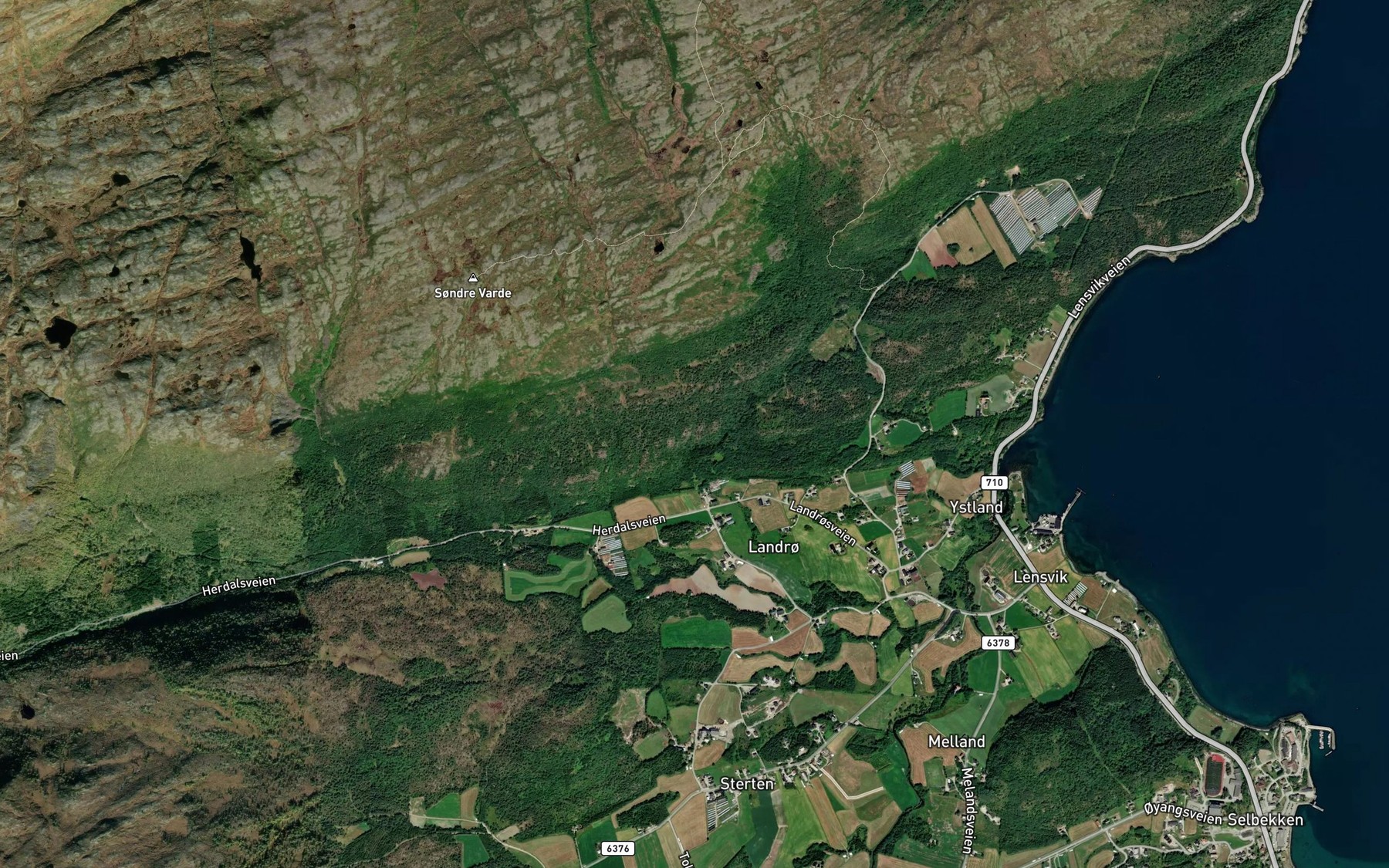 Satellite map of the Steinvollbekken