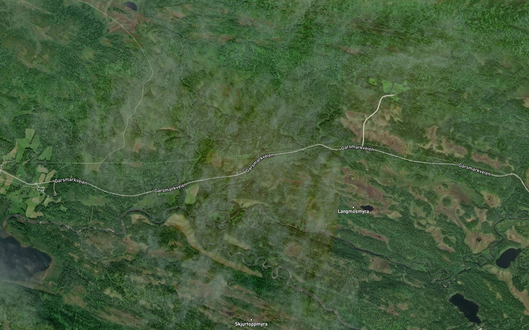 Satellite map of the Rundhaugbekken