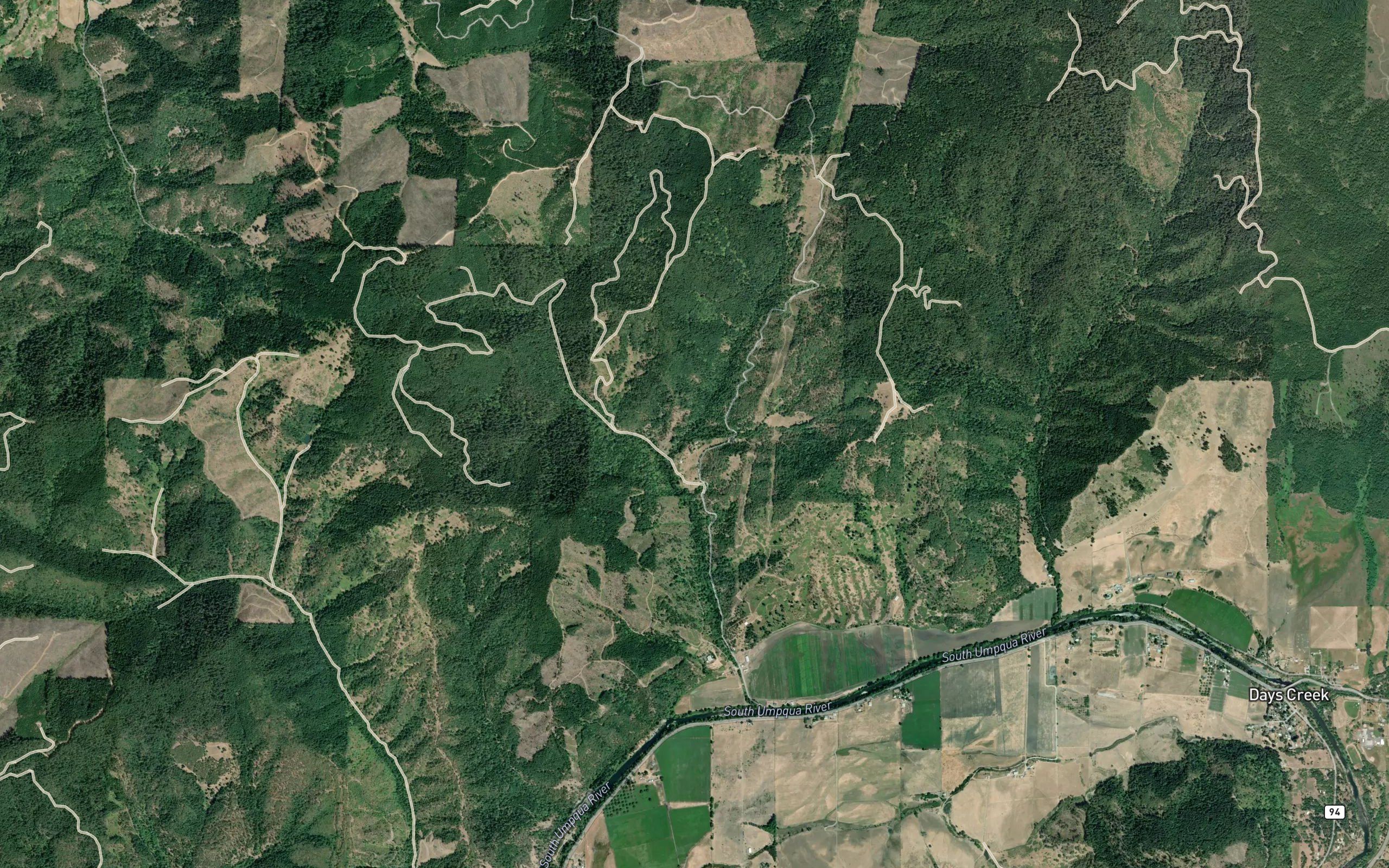 Days Creek Cutoff