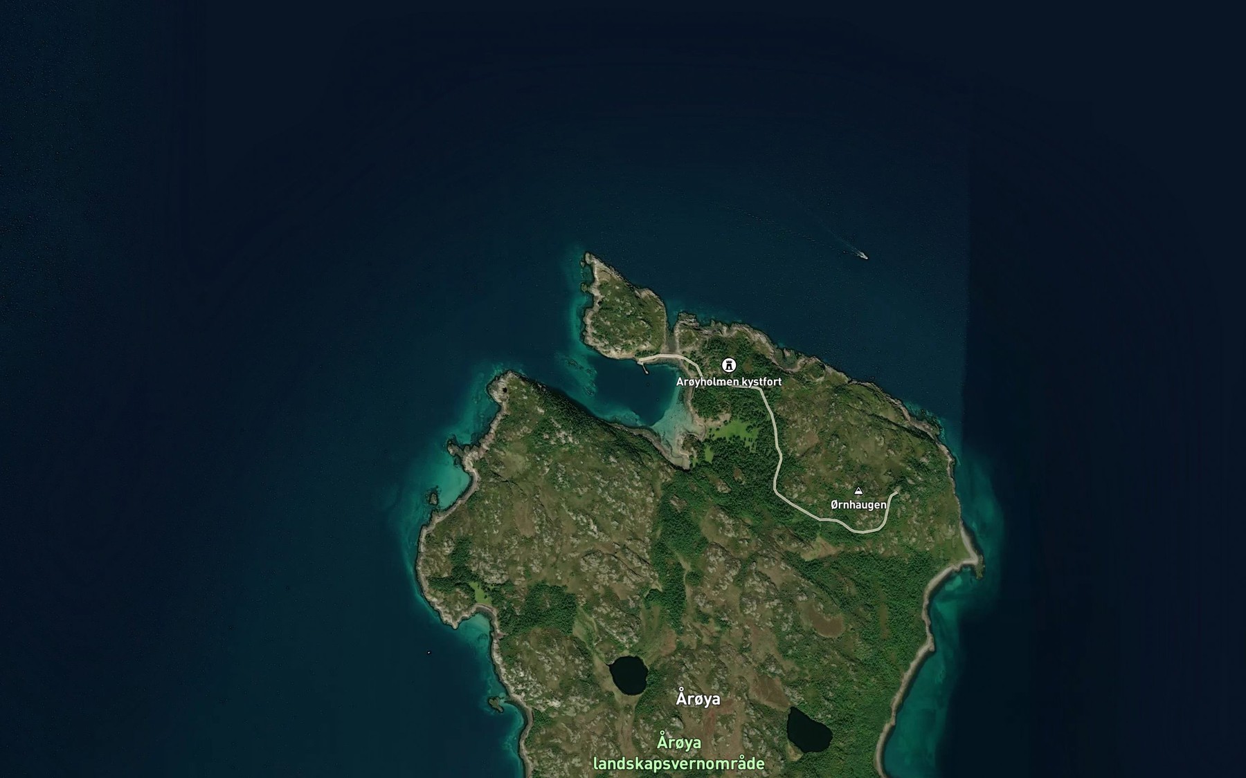 Satellite map of the Vagen