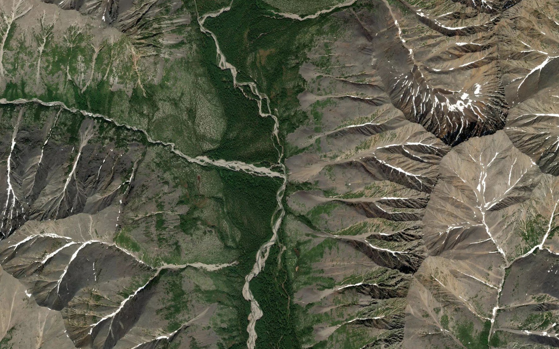 Satellite map of the Rel'yefnyy