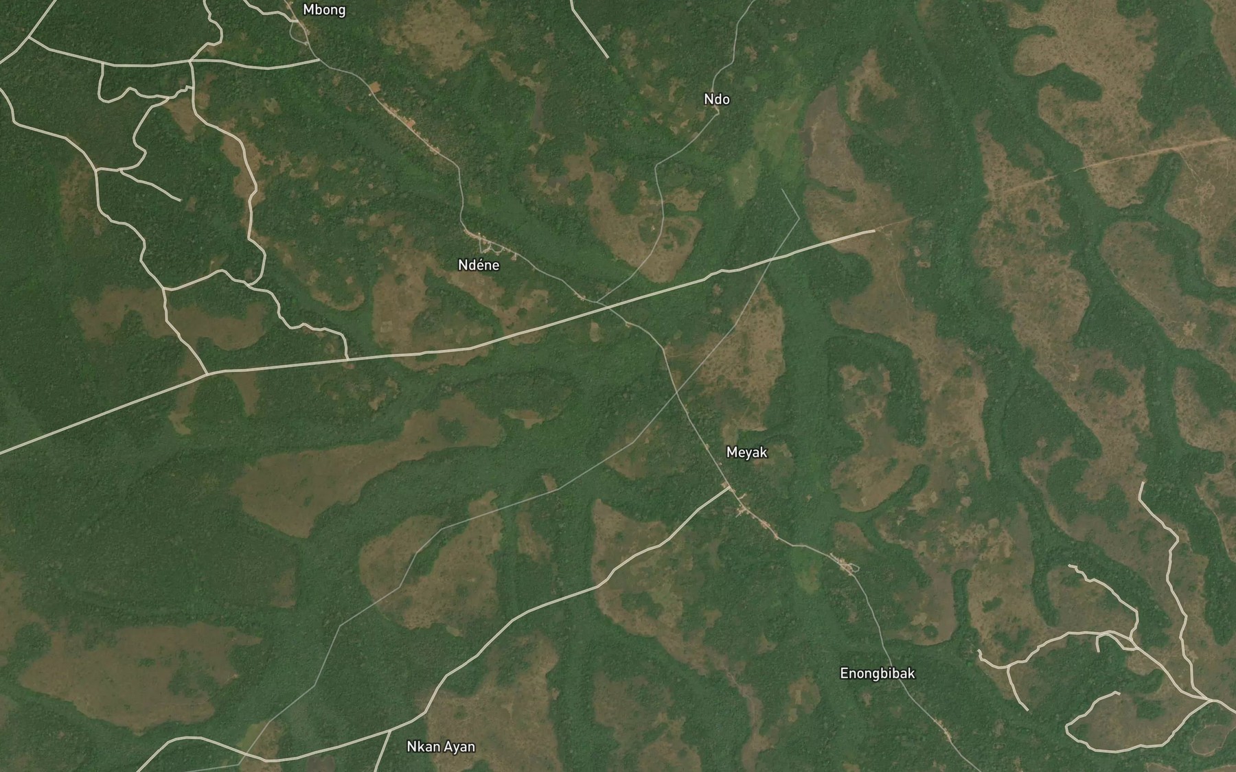 Satellite map of the Toumtoum