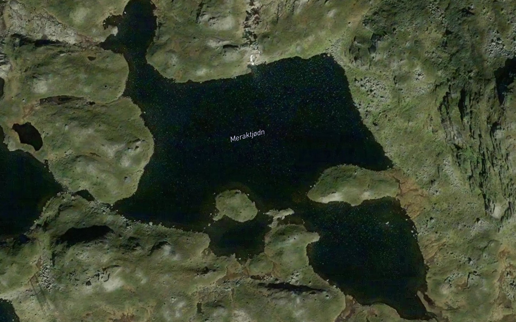 Satellite map of the Meraktjodn