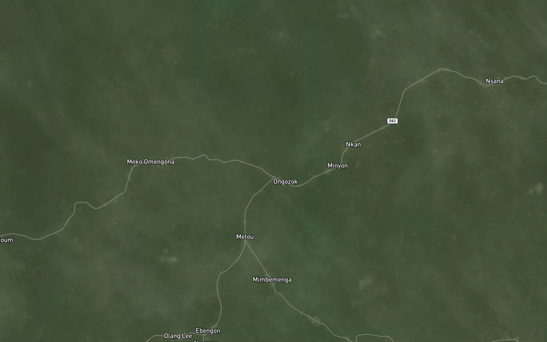 Satellite map of the Ndamengo