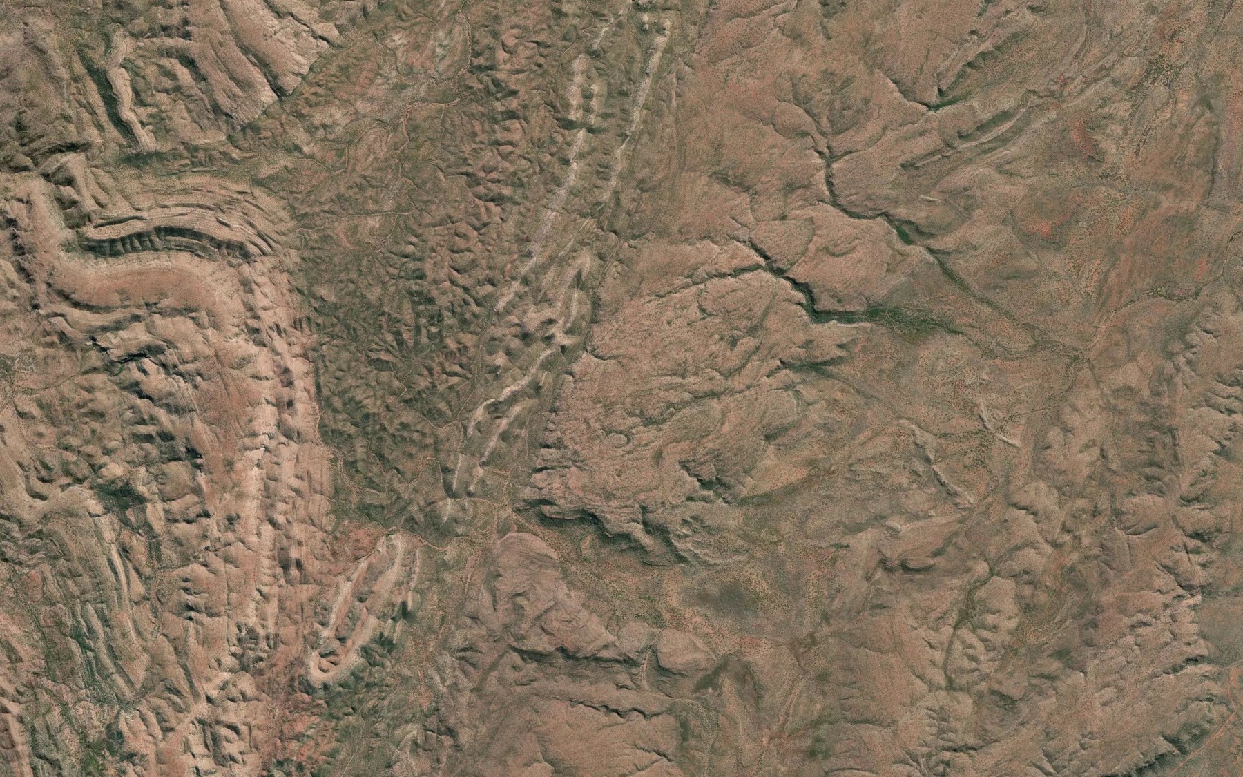 Satellite map of the Gorge Creek