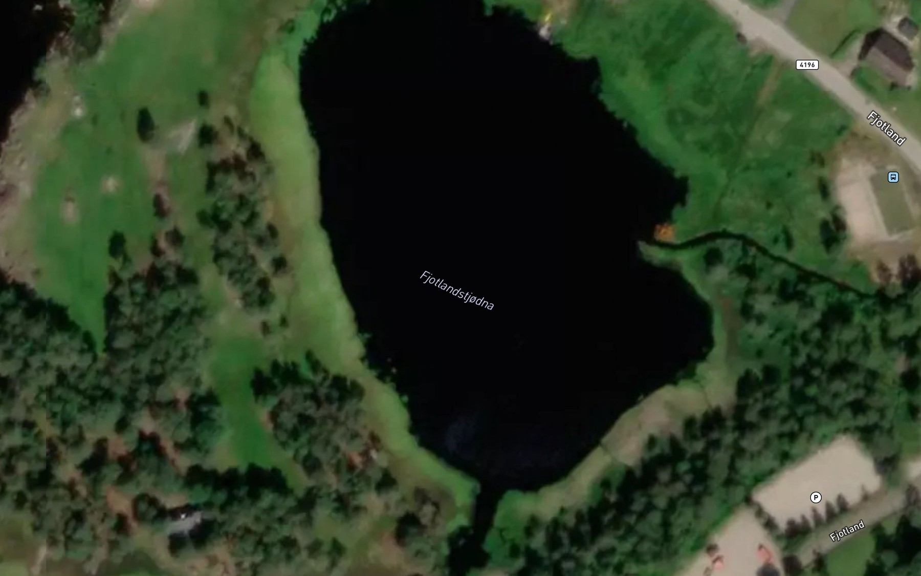 Satellite map of the Fjotlandstjodna