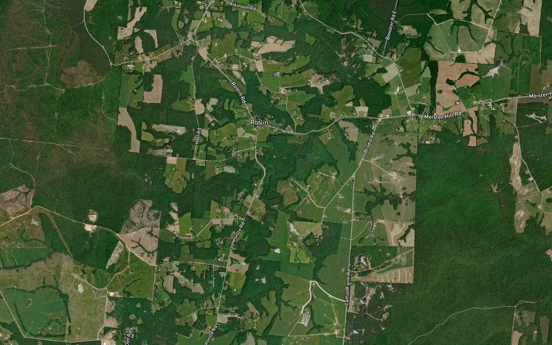 Satellite map of the Ramsey Branch