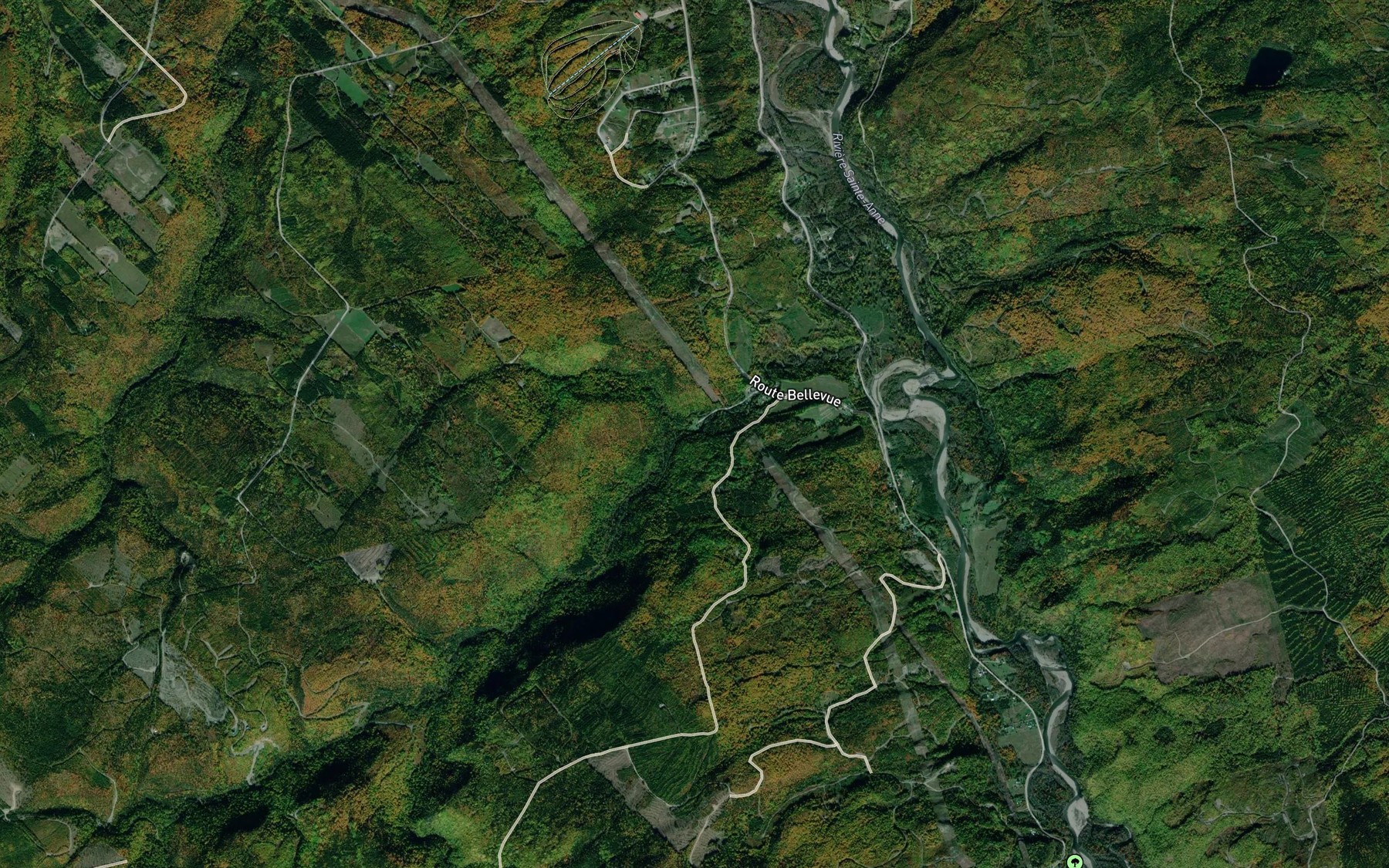 Satellite map of the Ruisseau du Quatrieme