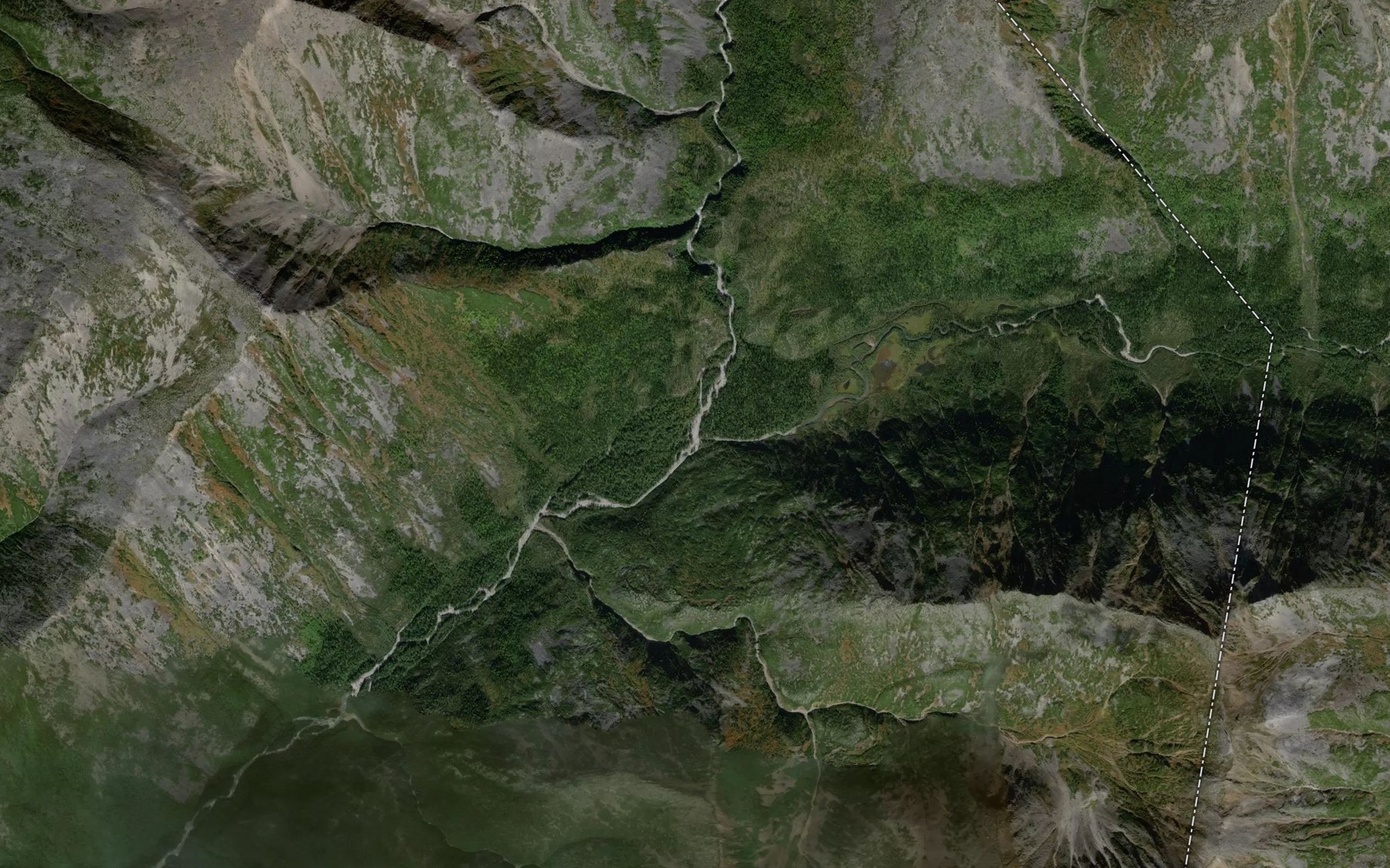 Satellite map of the Tarbaganiy