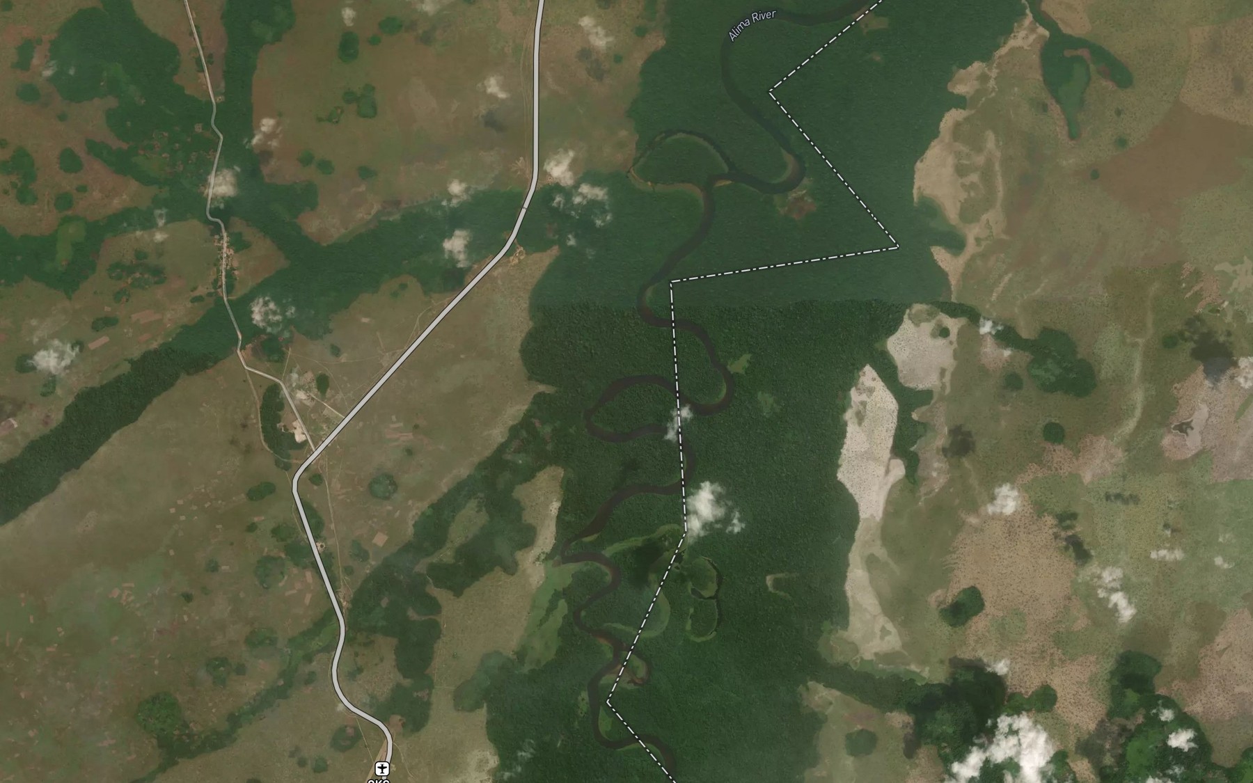 Satellite map of the Lebimi