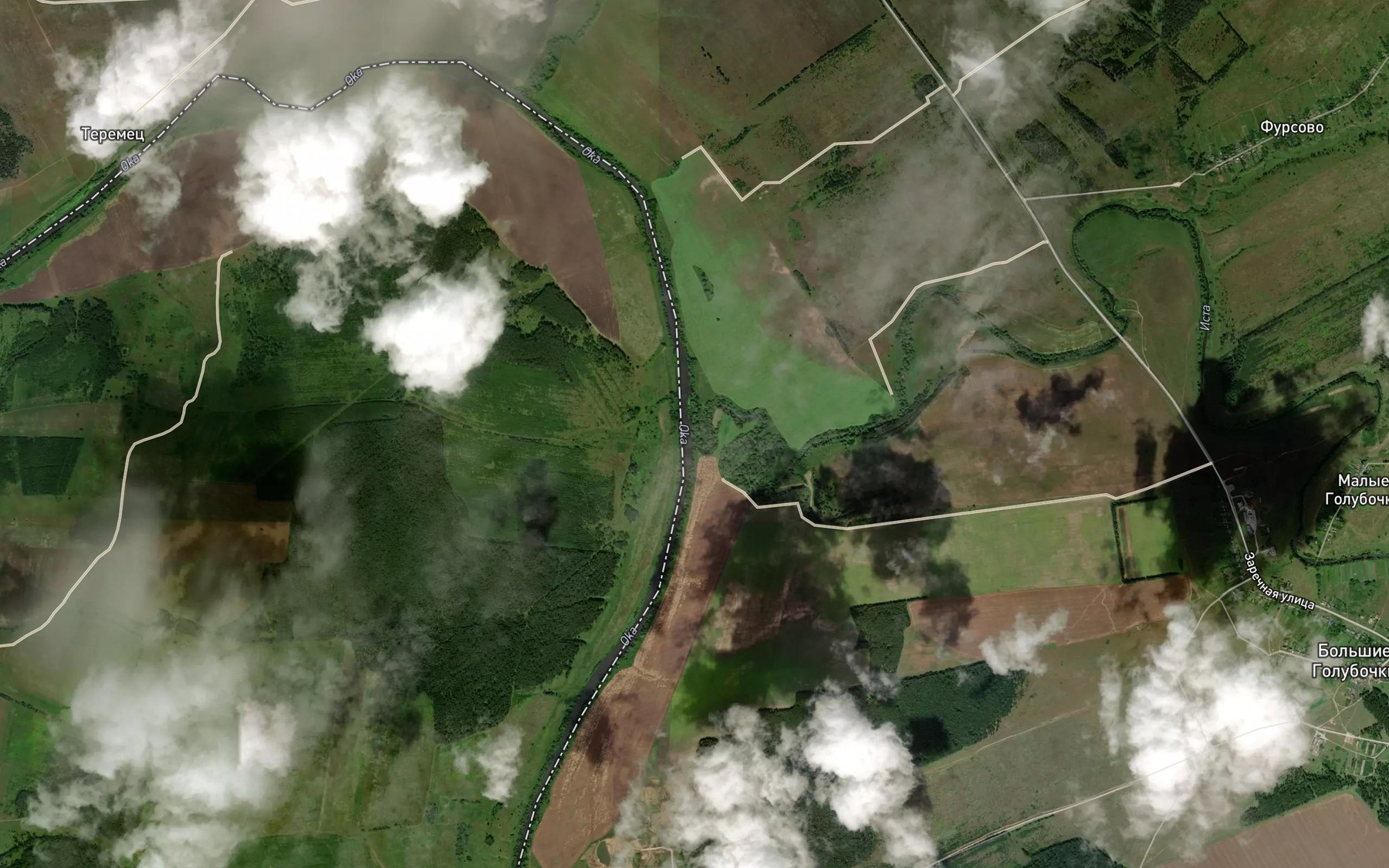 Satellite map of the Ista