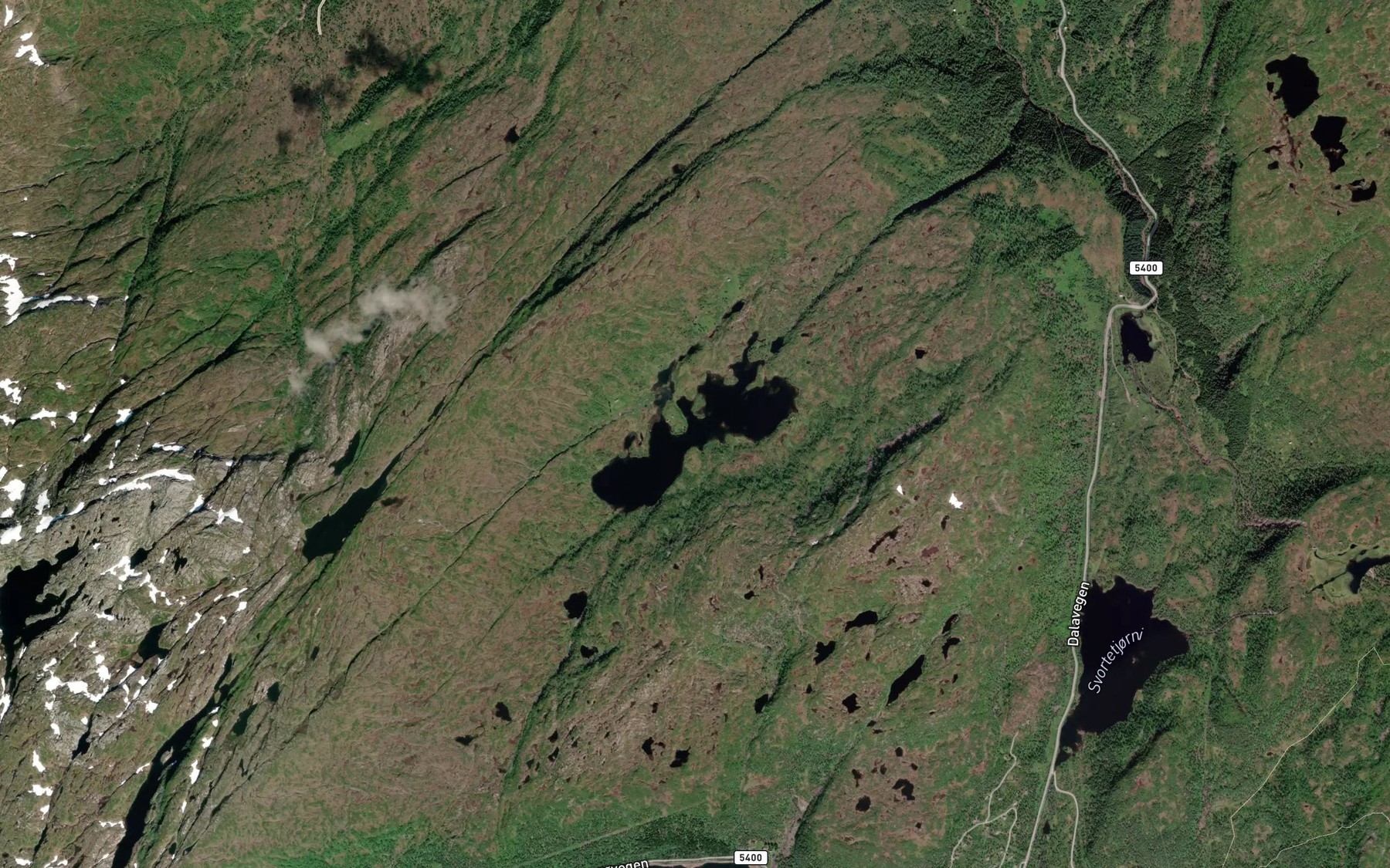Satellite map of the Holmevatnet