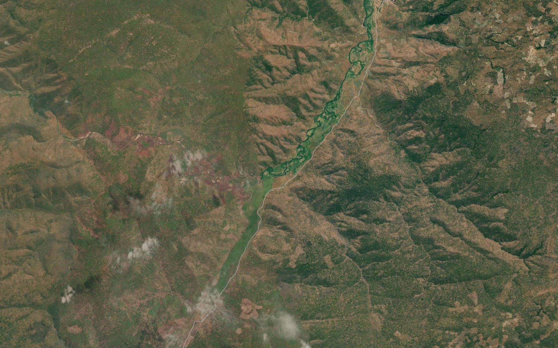 Satellite map of the Kiesa