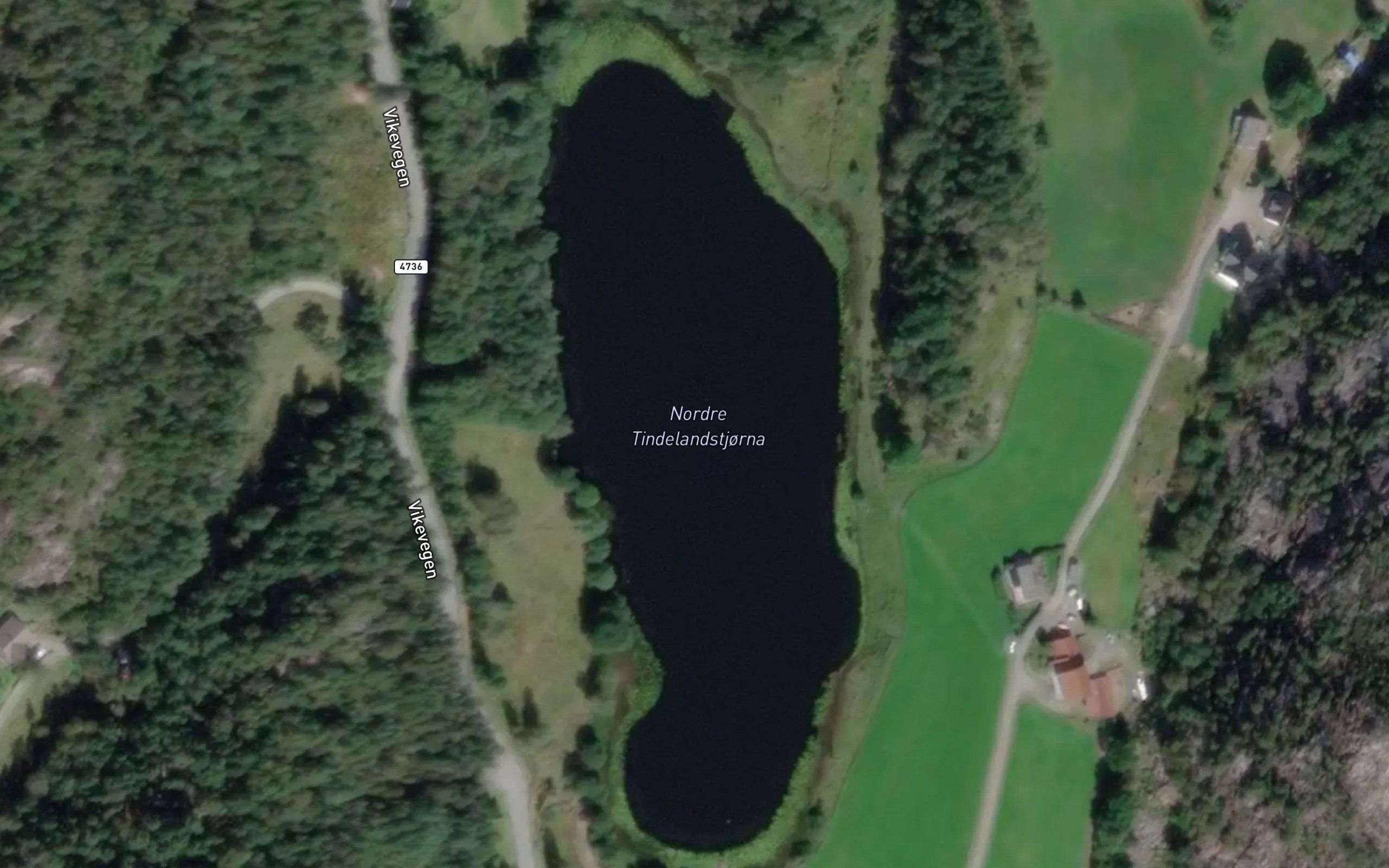 Tindelandstjorna,nordre