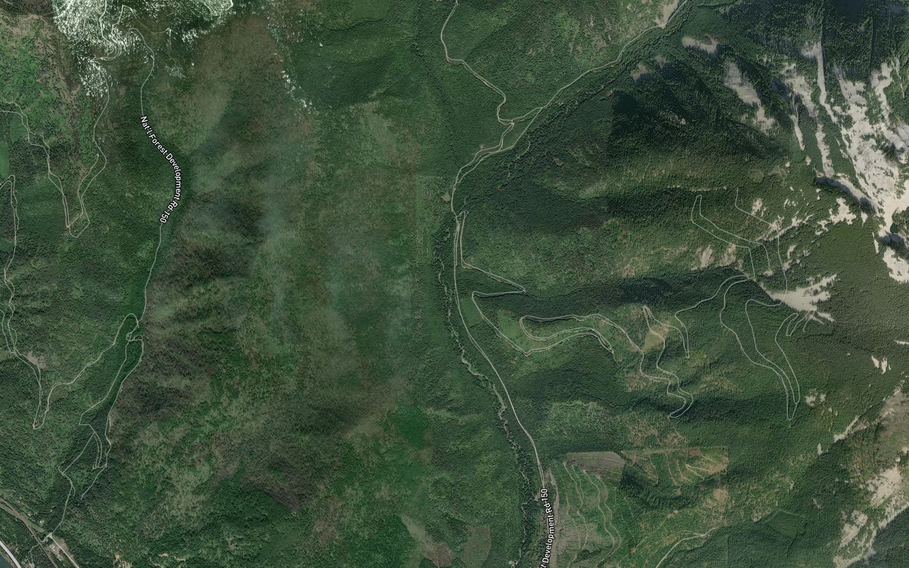 Satellite map of the Orr Creek