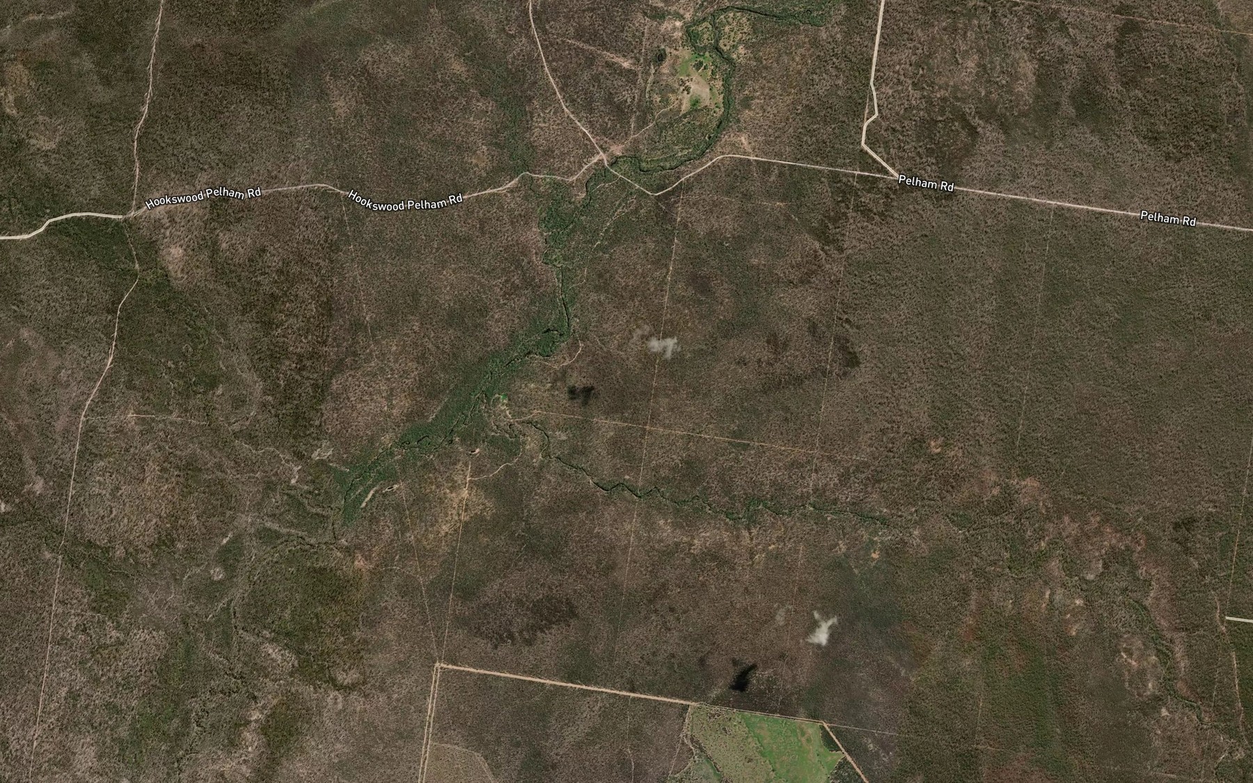Satellite map of the Wongorgera Creek