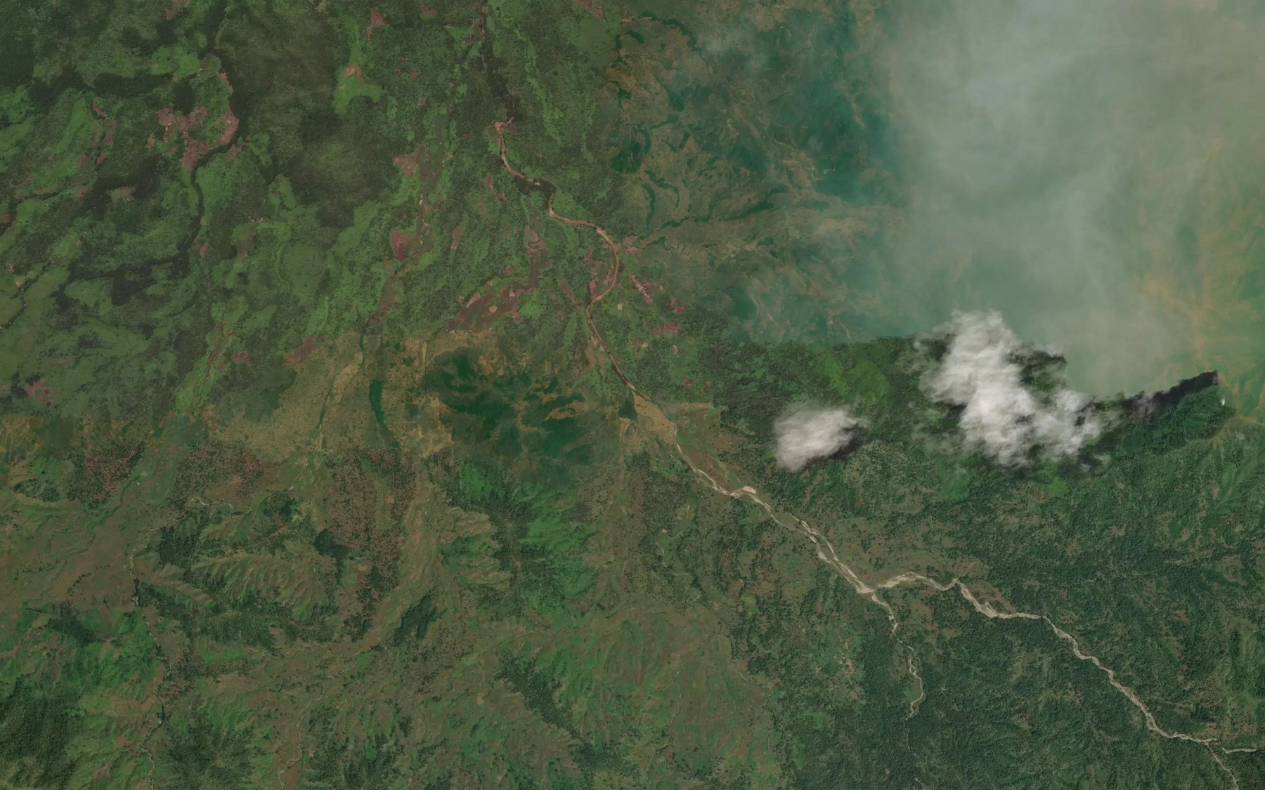 Satellite map of the RiverBunguri