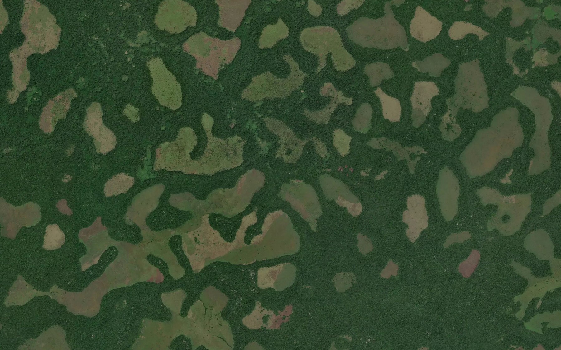 Satellite map of the Wewele