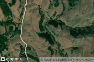 Satellite map of the Beatty Creek