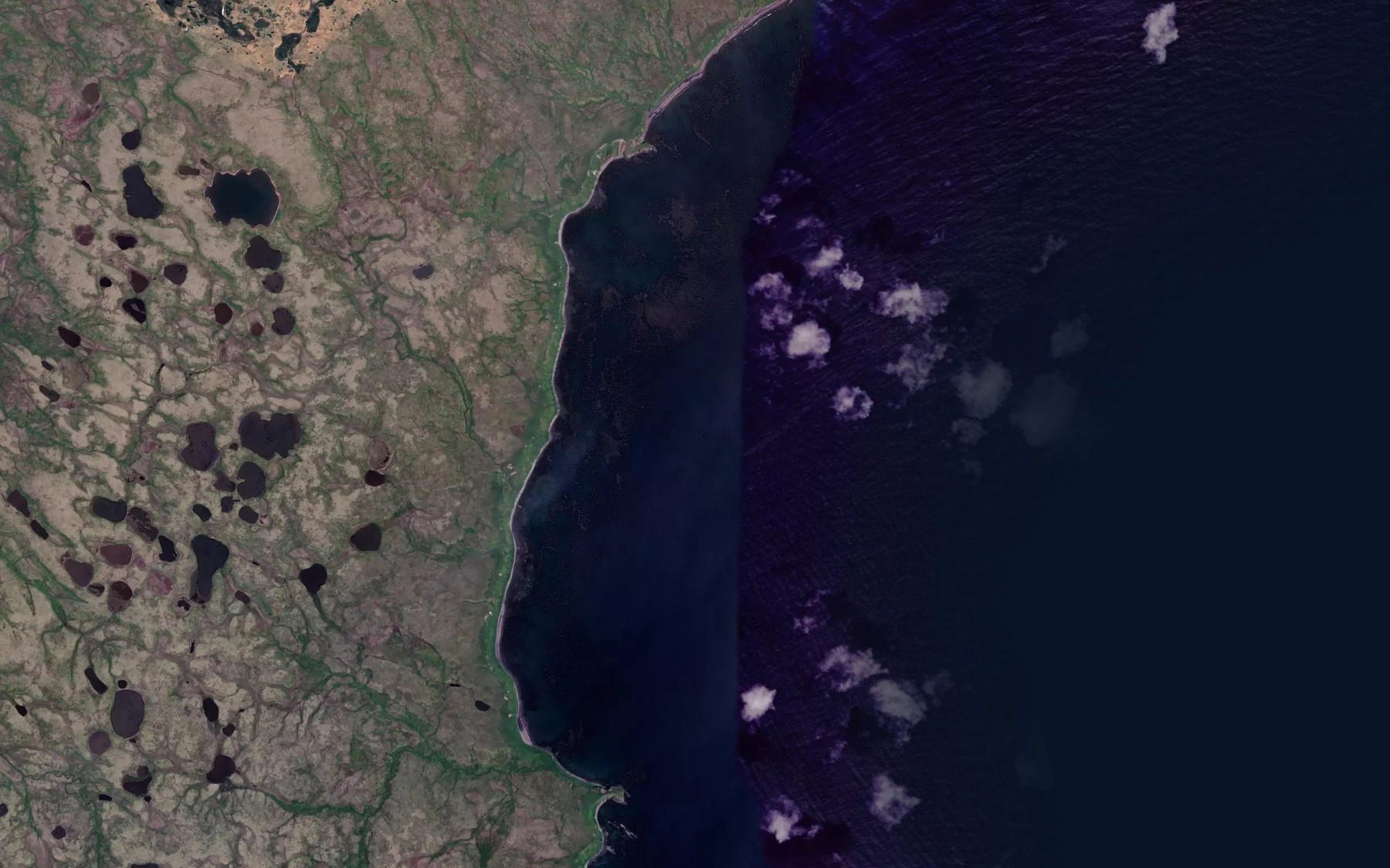 Satellite map of the Qadanax