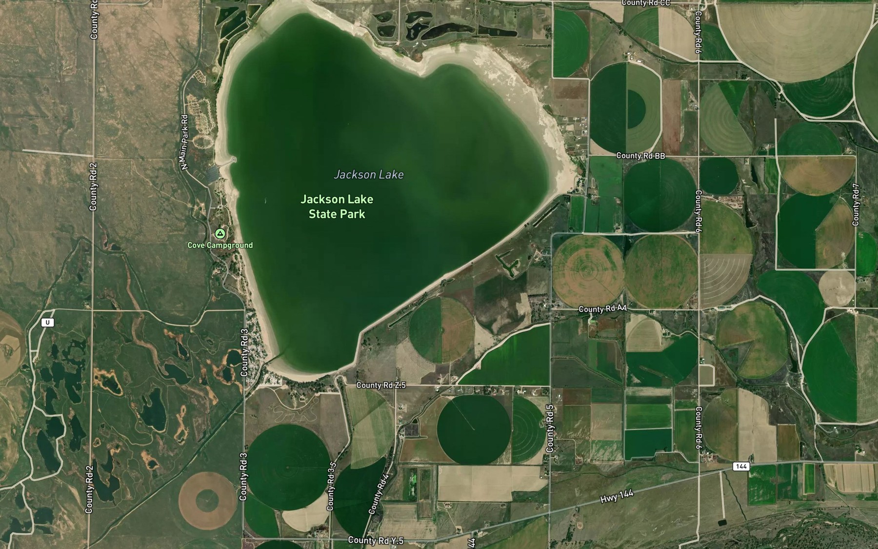 Satellite map of the Spot 3