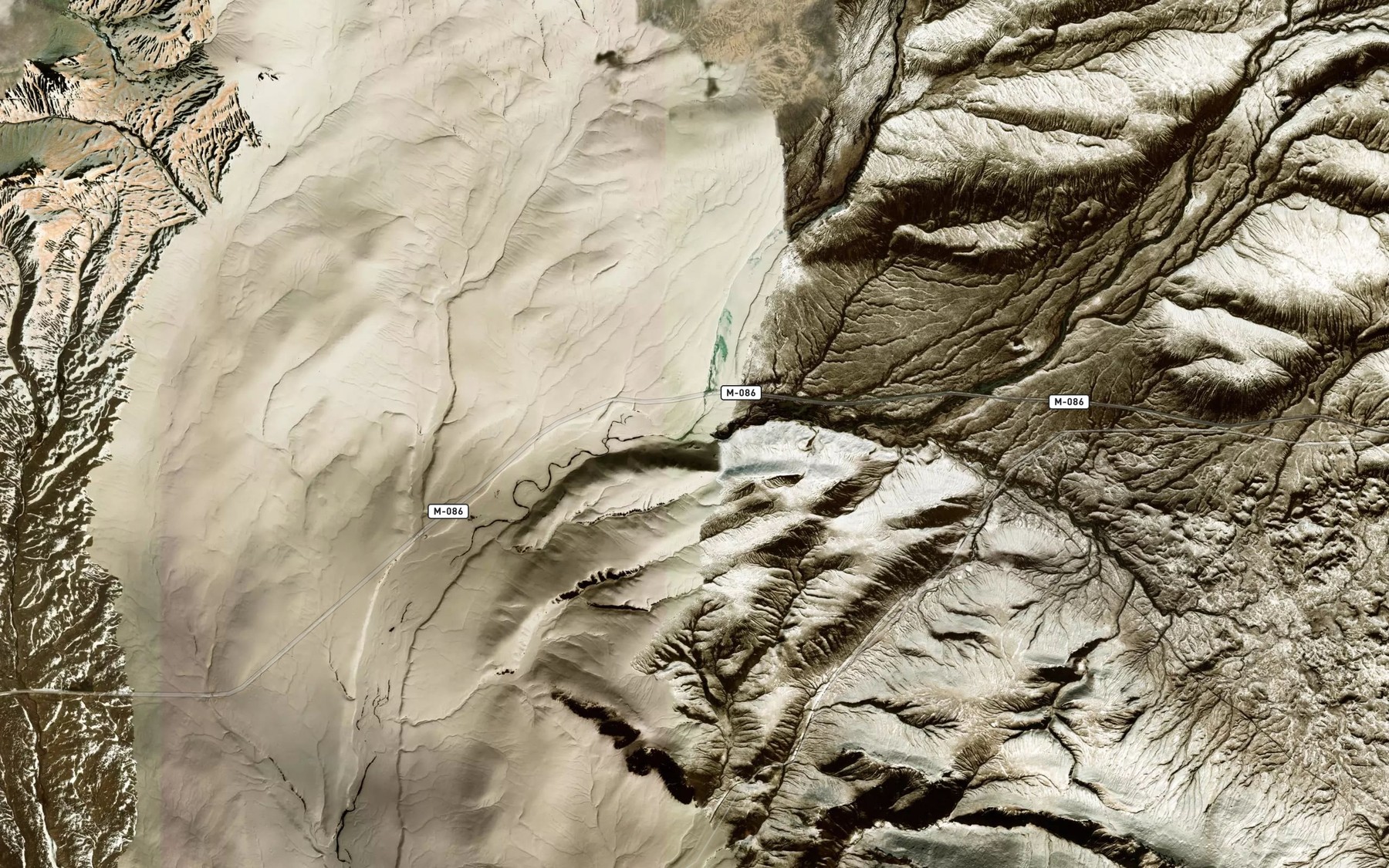 Satellite map of the Kokbulak
