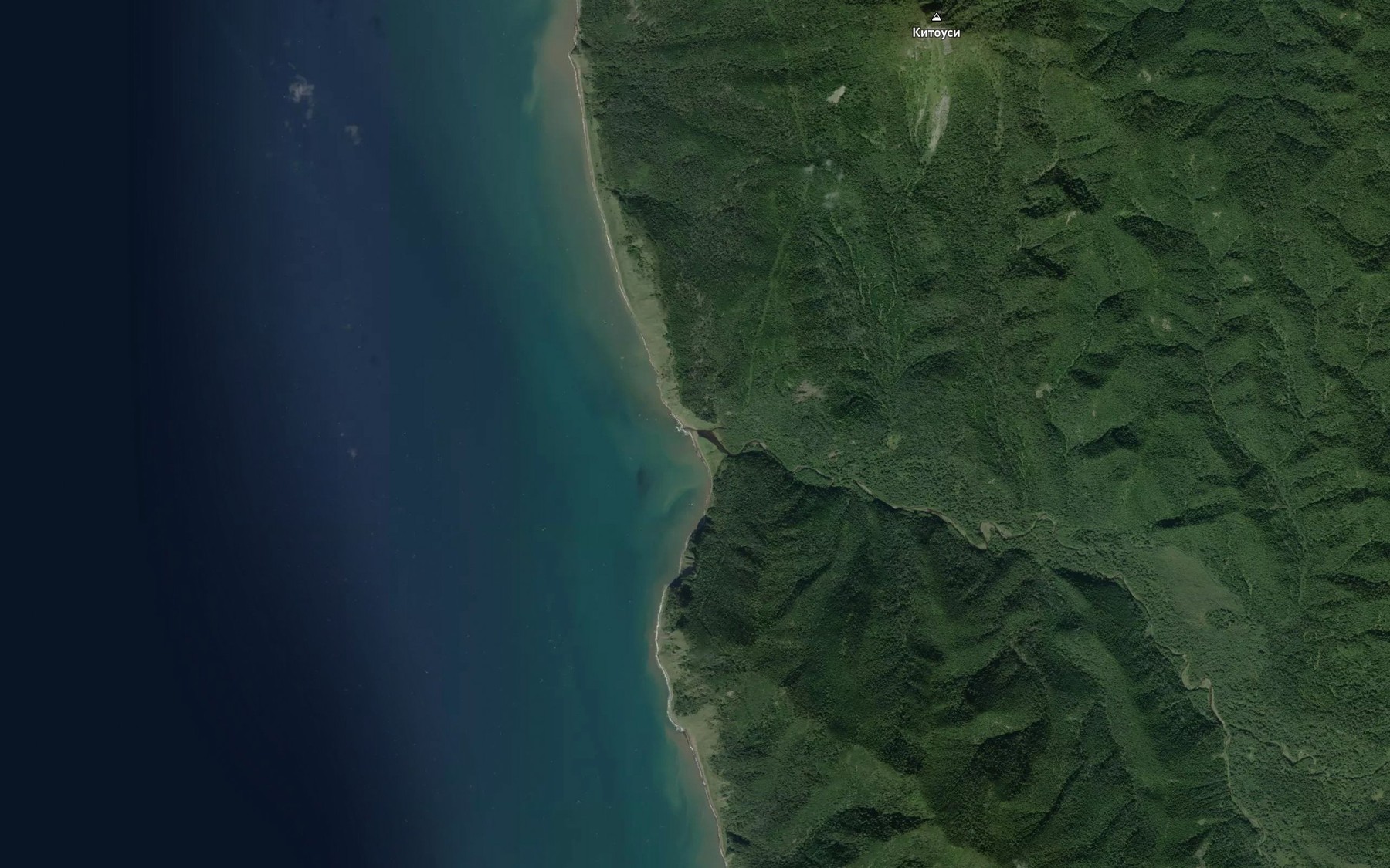 Satellite map of the Pervaya Rechka