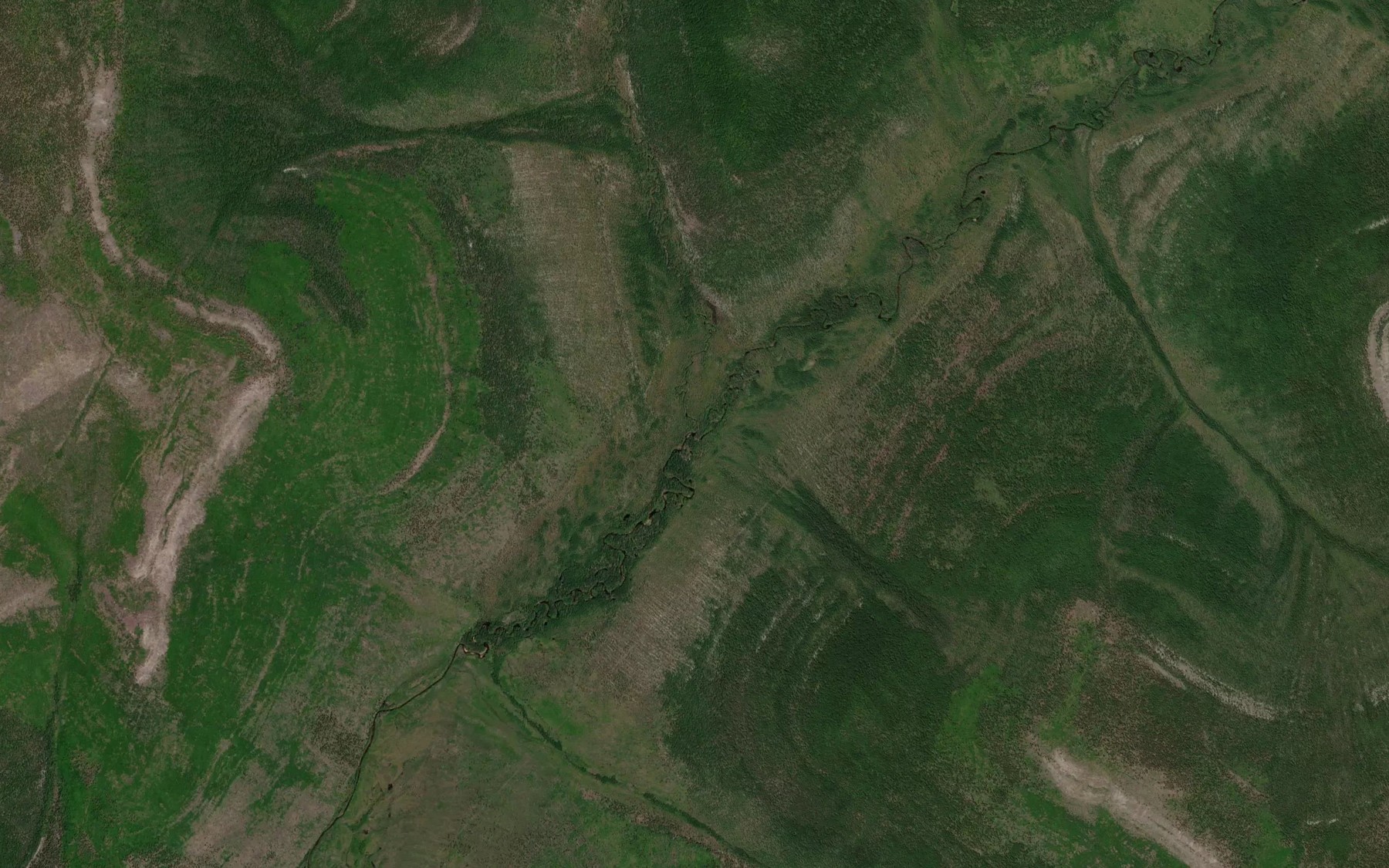 Satellite map of the Losenok
