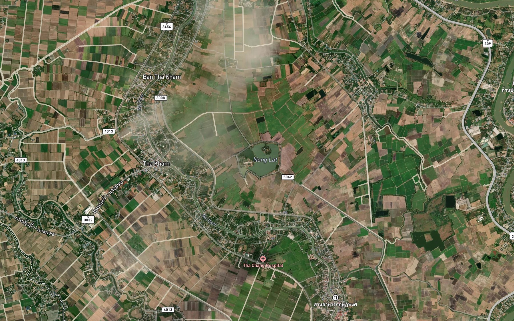 Satellite map of the Nong Lat