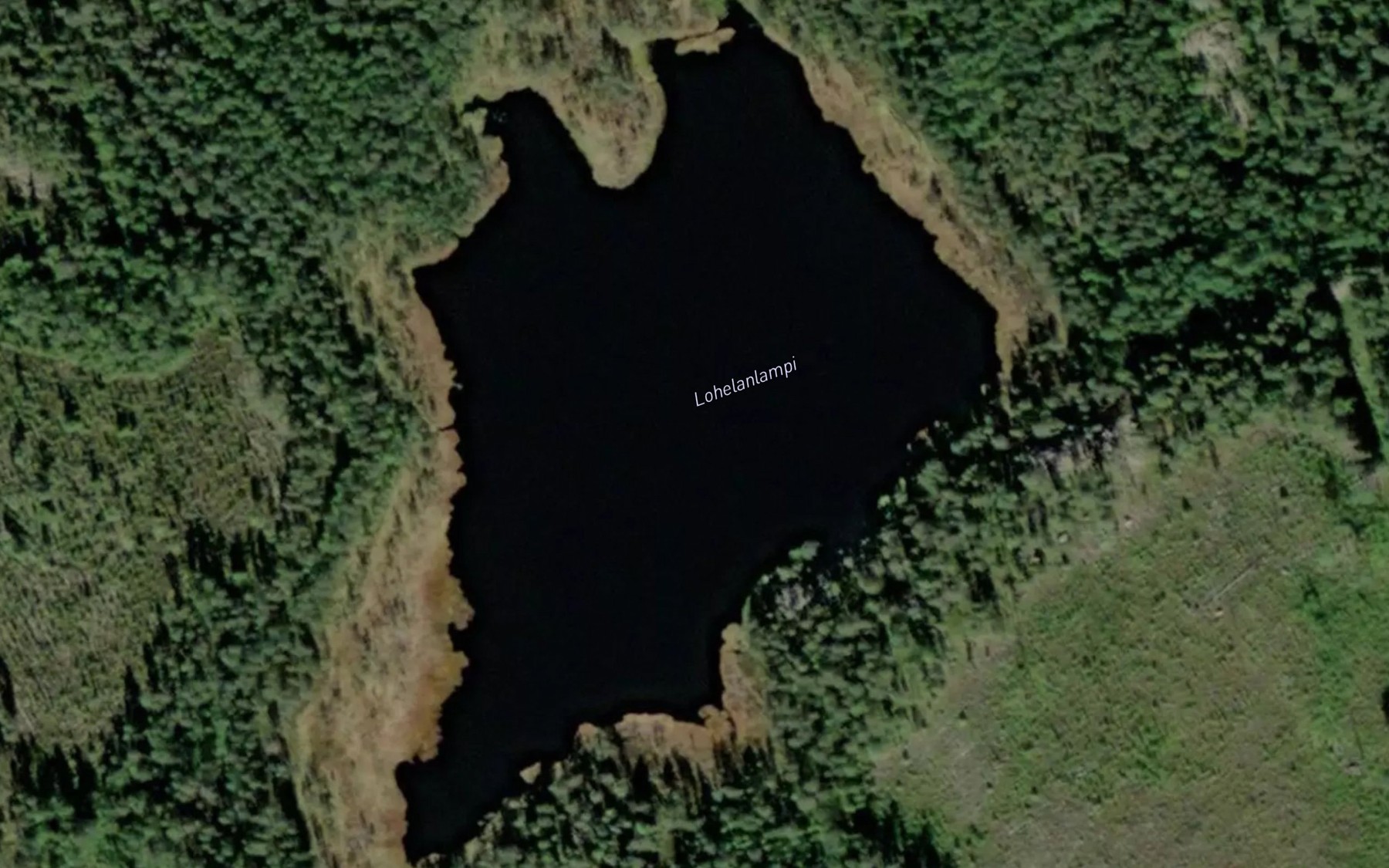 Satellite map of the Louhelanlampi