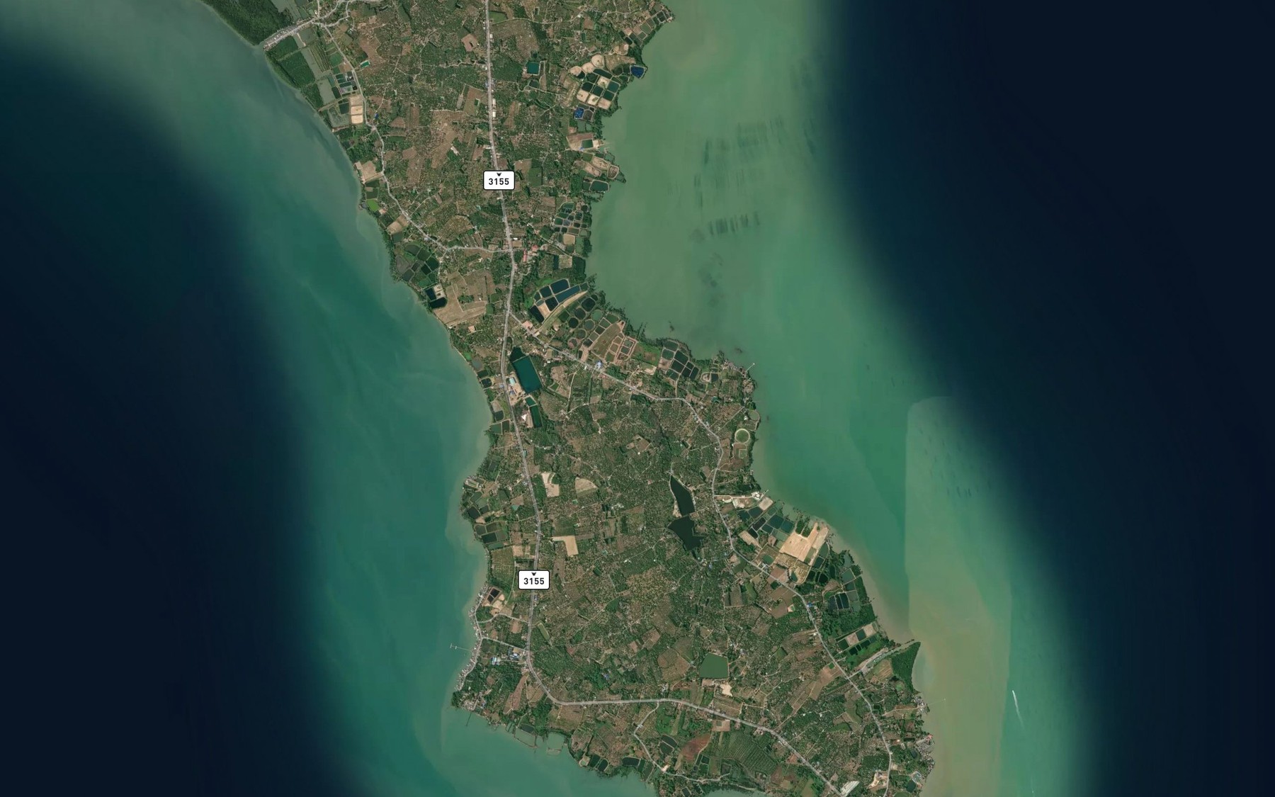 Satellite map of the Nong Yang