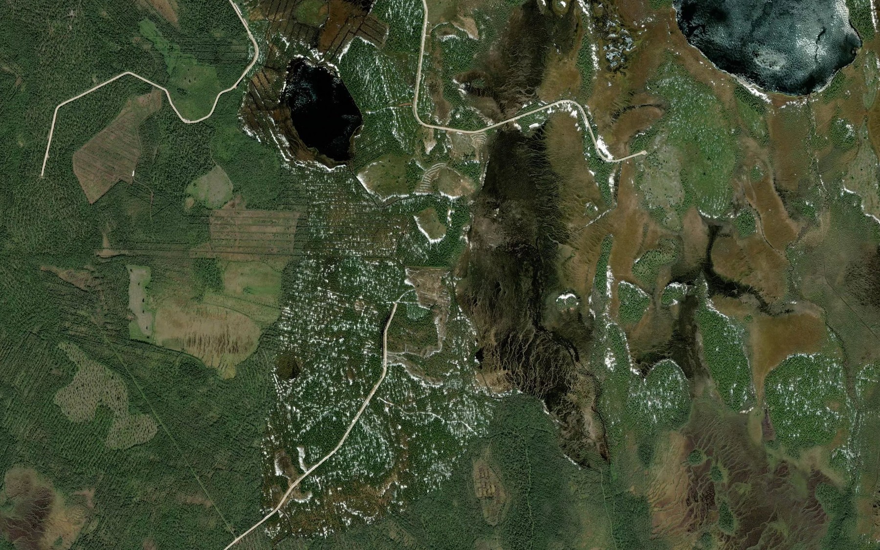 Satellite map of the Sarvijarvi